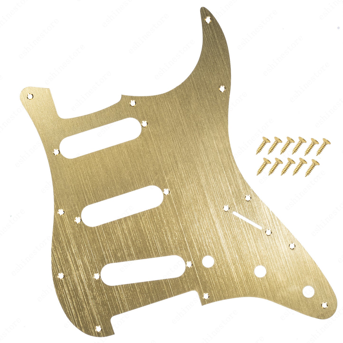 11 Hole SSS Metal Guitar Pickguard Aluminum For ST Strat Electric guitar 5 color