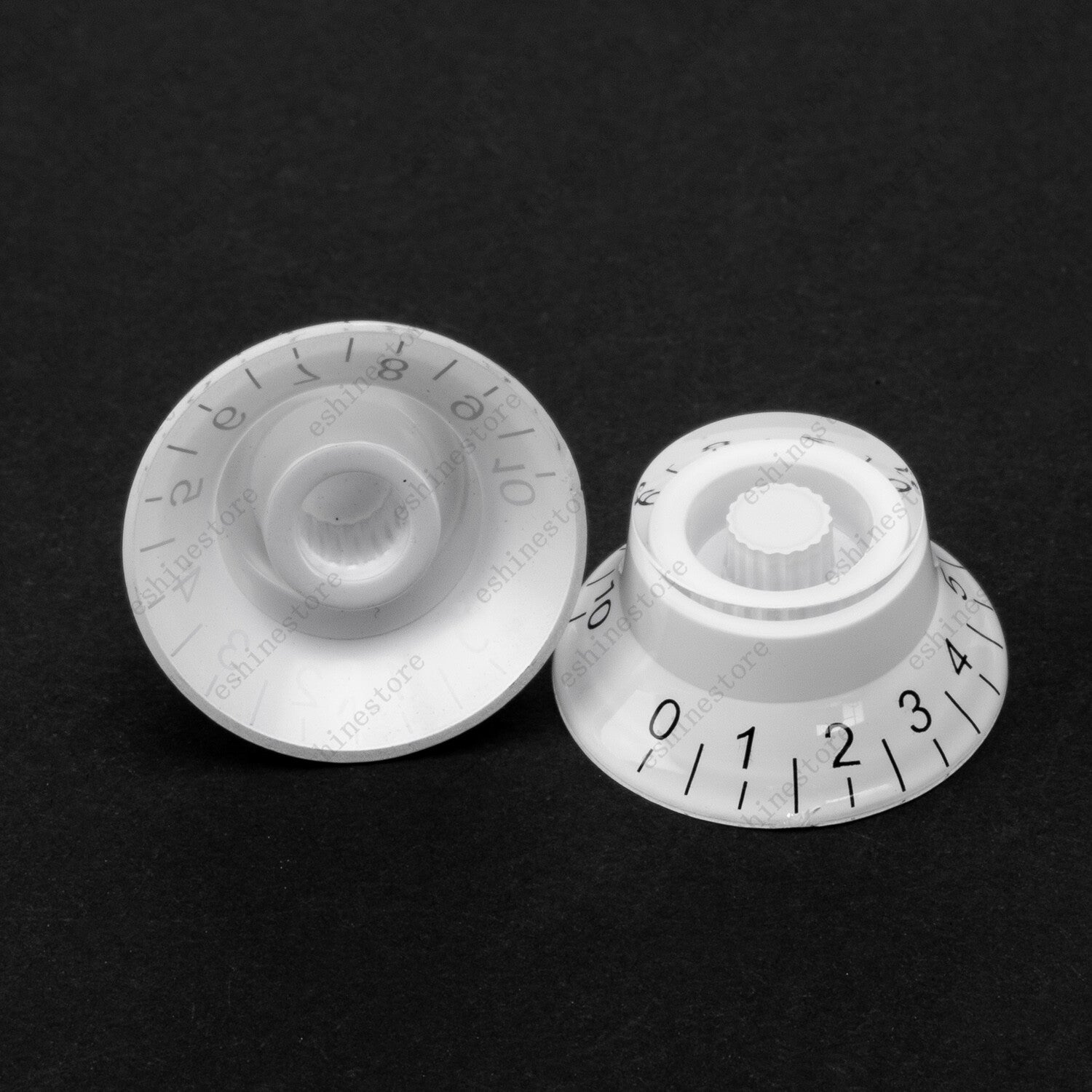 4 Pcs Guitar Bell Knobs 18 Fine Spline Top Hat Knobs Style for SG Les Paul