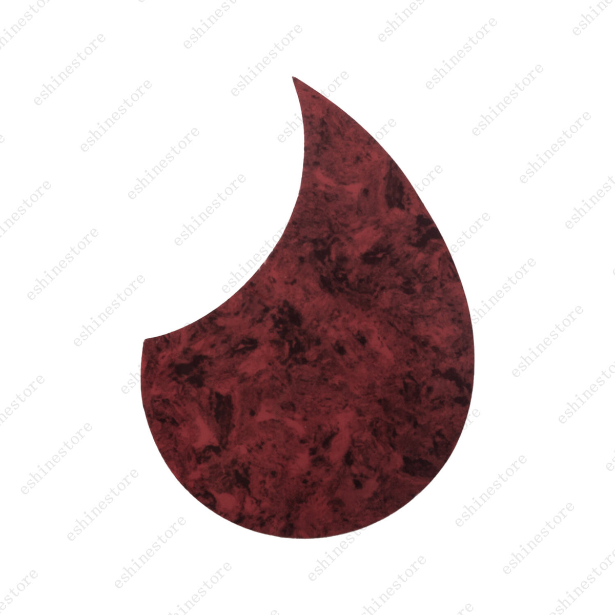 Acoustic Guitar Water Drop Shape Pickguard Fit 36'' Self Adhesive Multicolor