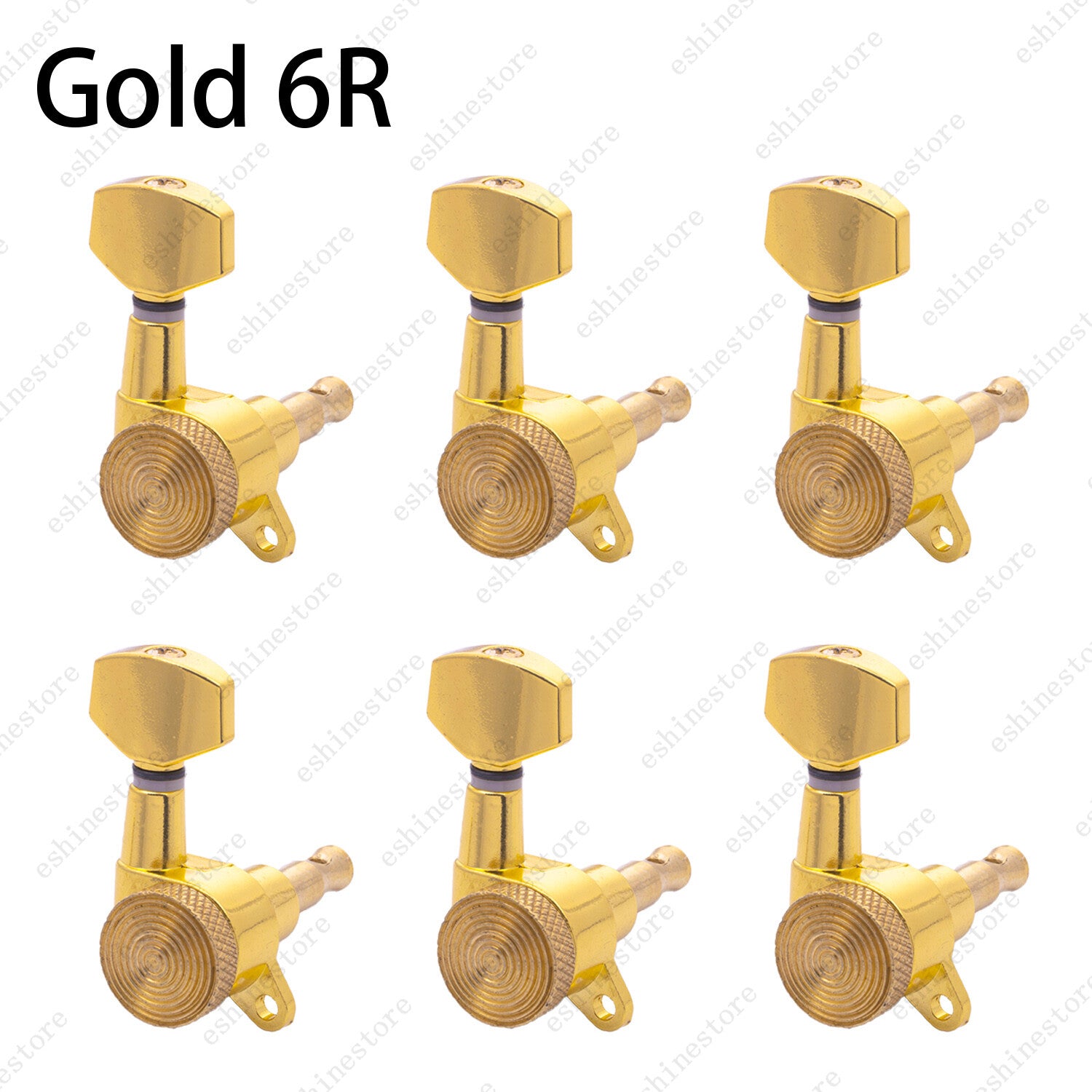 Inline Guitar Tuning Peg Locking Tuners Machine Heads Key 1:18 for Strat ST