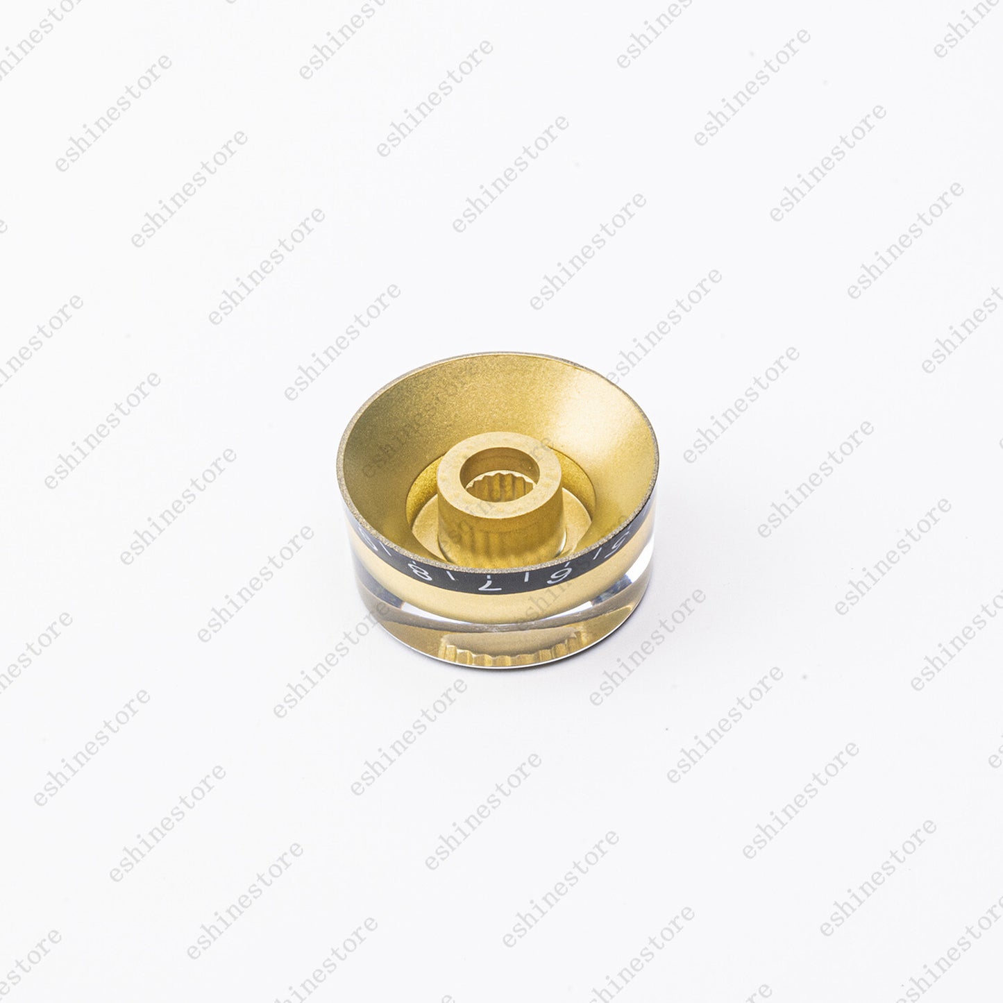 4 Pcs Gold/Black Electric Guitar Control Knobs Speed Dial Knobs for SG Les Paul