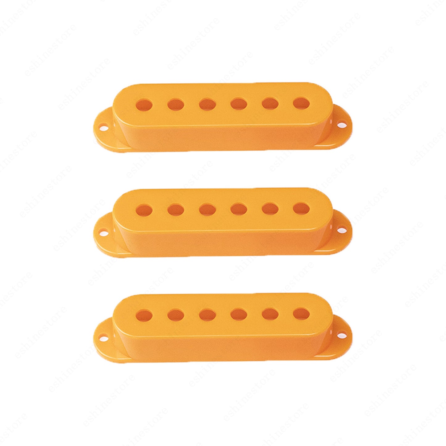 3 Pcs Plastic SSS Single Coil Pickup Covers For Fender SQ Strat multiColors