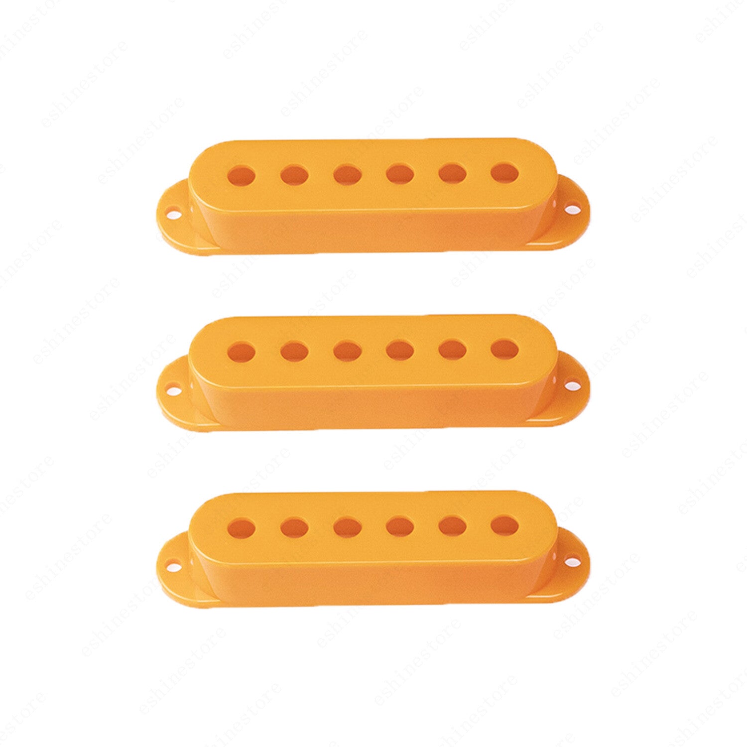 3 Pcs Plastic SSS Single Coil Pickup Covers For Fender SQ Strat multiColors