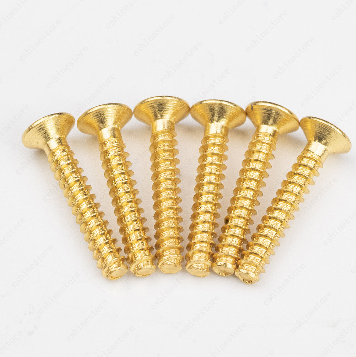 6x Single coil pickup mounting Countersunk Head Screws & Springs MulitColors