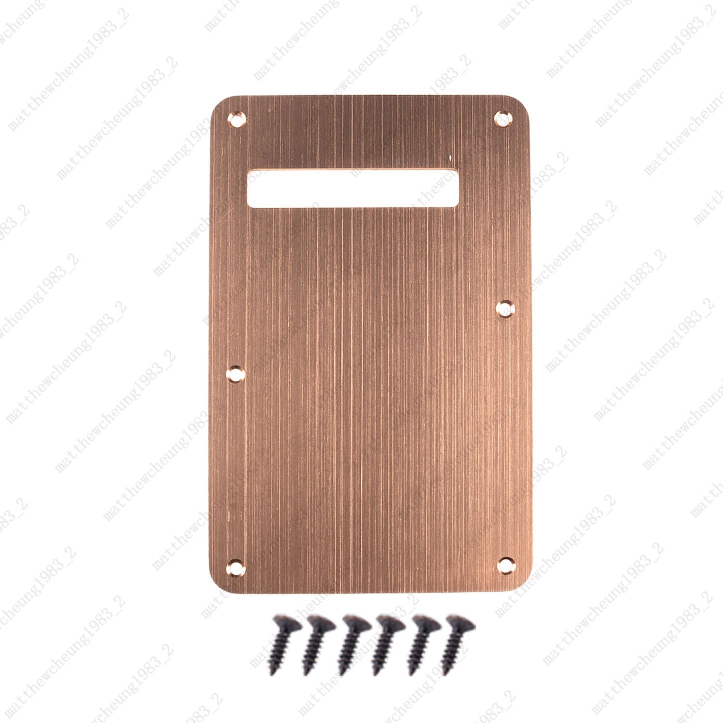 Electric Guitar Vintage Single Hole Aluminum Metal Back Plate Fit Fender SQ ST