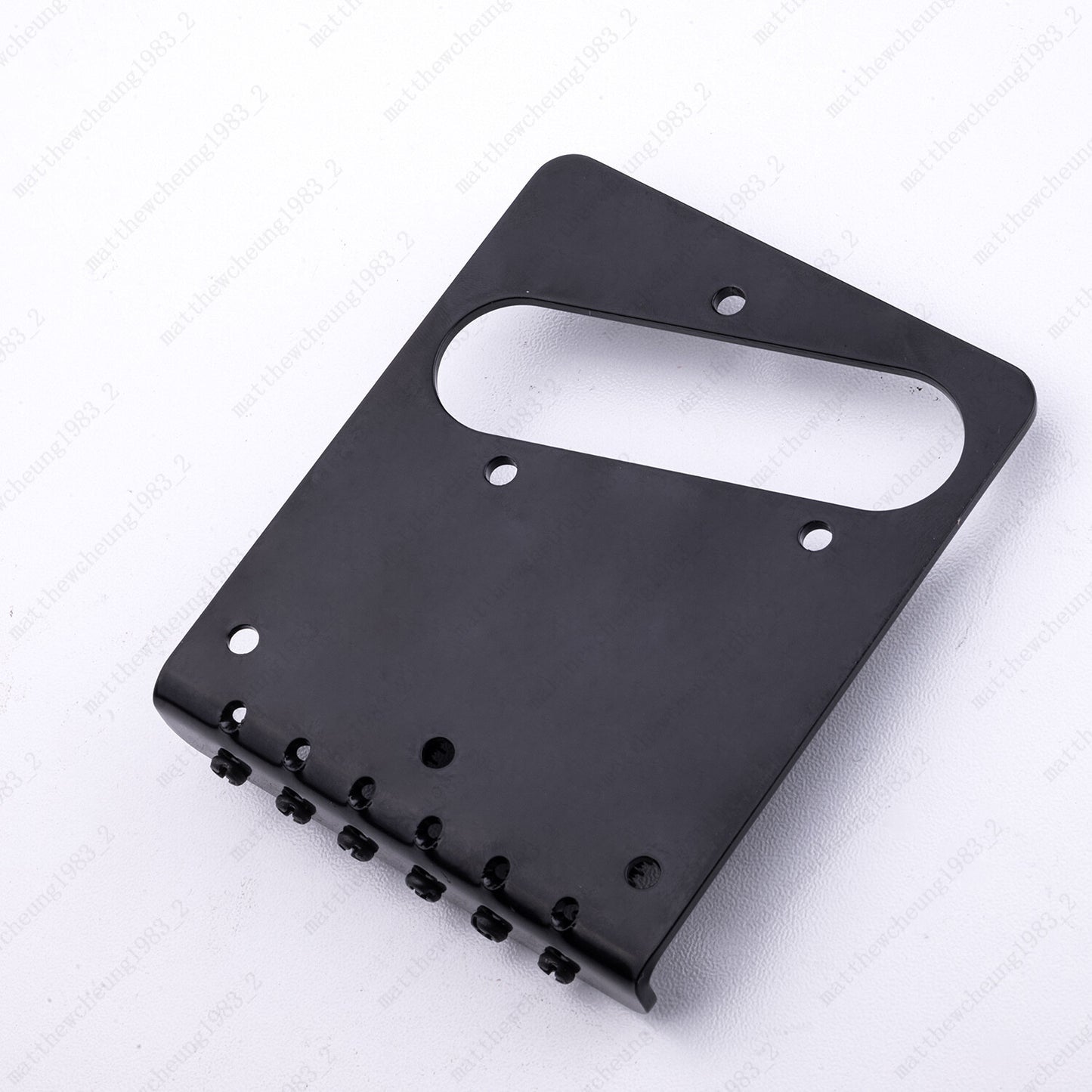 Tele Single Guitar Bridge 6-Saddle Top Load For Telecaster Guitar Black