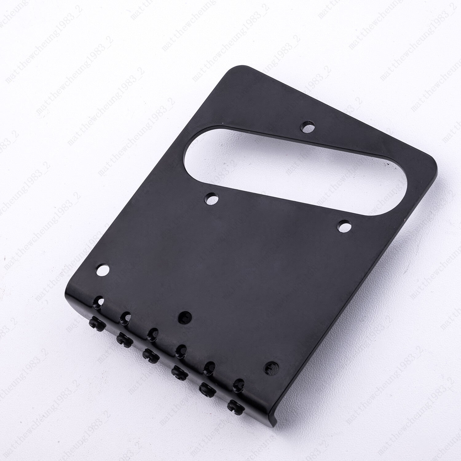 Tele Single Guitar Bridge 6-Saddle Top Load For Telecaster Guitar Black
