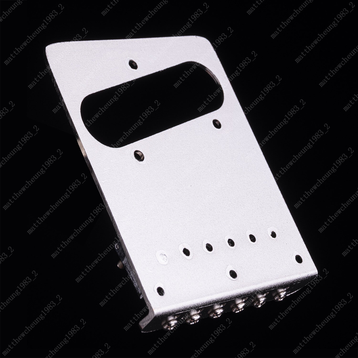 Electric Guitar Bridge 6-String Plate Carved Pattern Plate For Telecaster Guitar