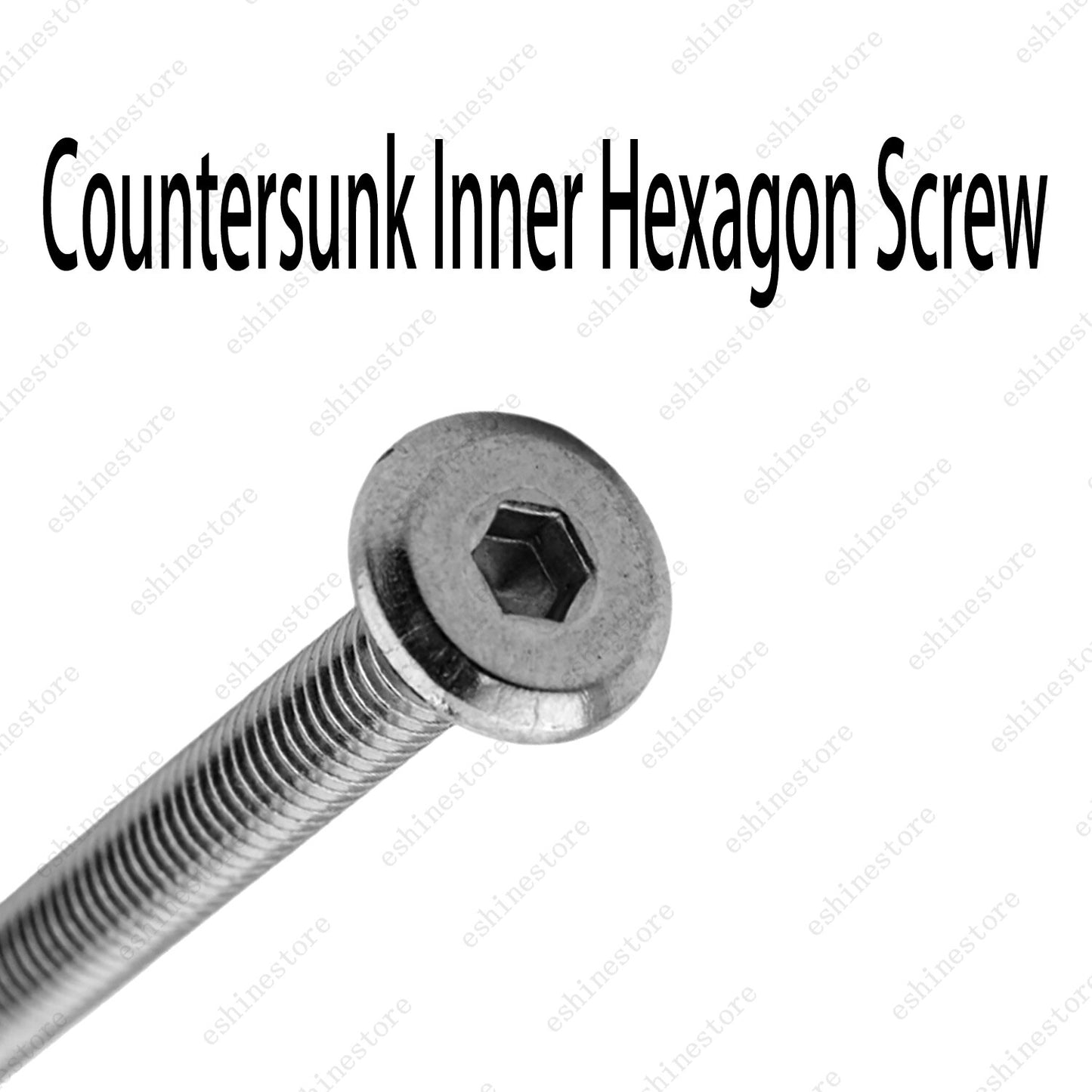 4 Pcs Stainless Steel Guitar Neck Screws&Inserts Kit for Bolt-On Guitar and Bass