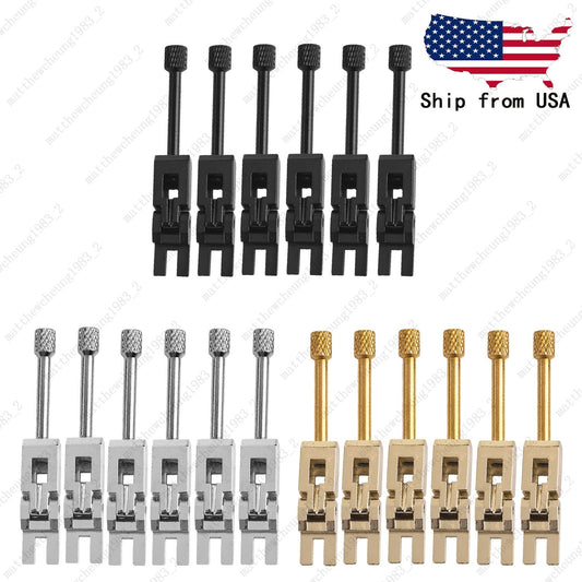 Double Locking Tremolo Bridge Saddles Set Without Insert Block for FR System