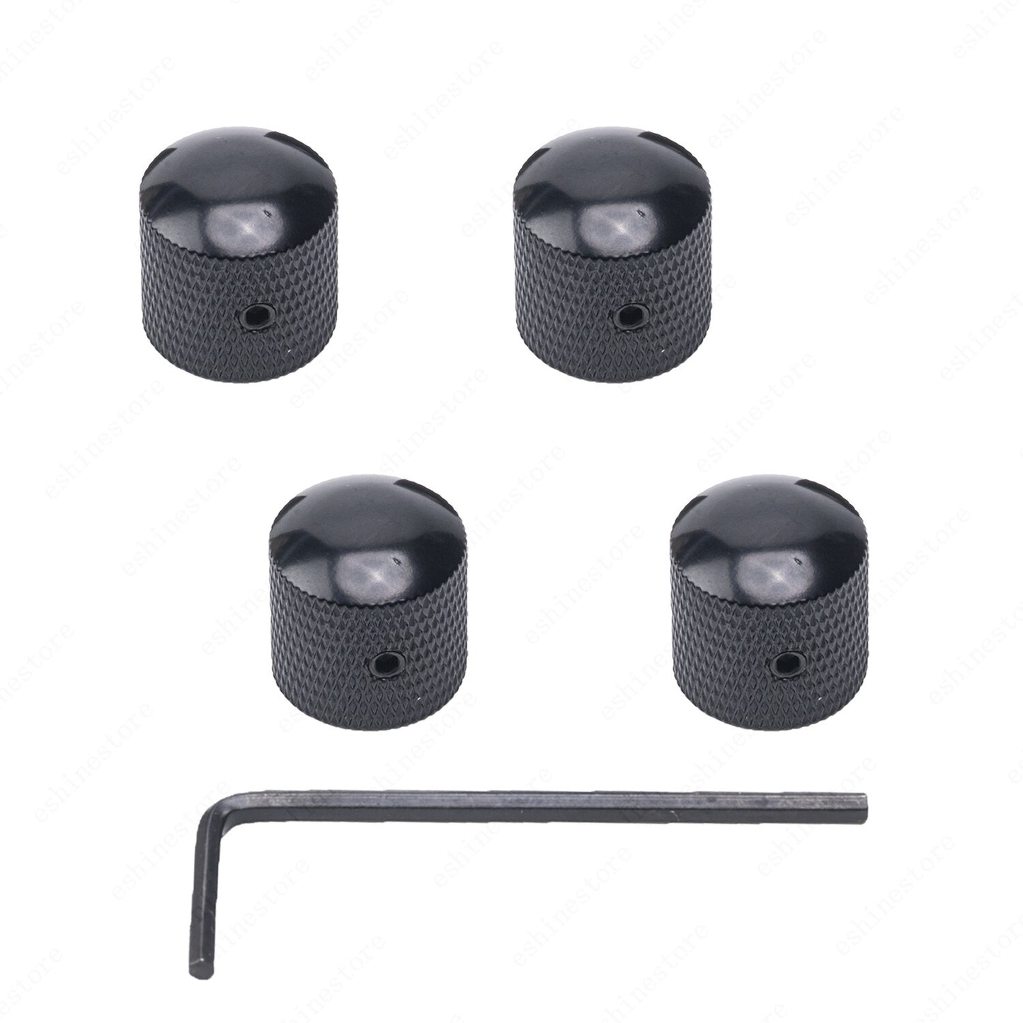 1/2/3/4 Pcs Guitar Volume Tone Control Knobs 18/24 Spline Metal For Strat LP SG