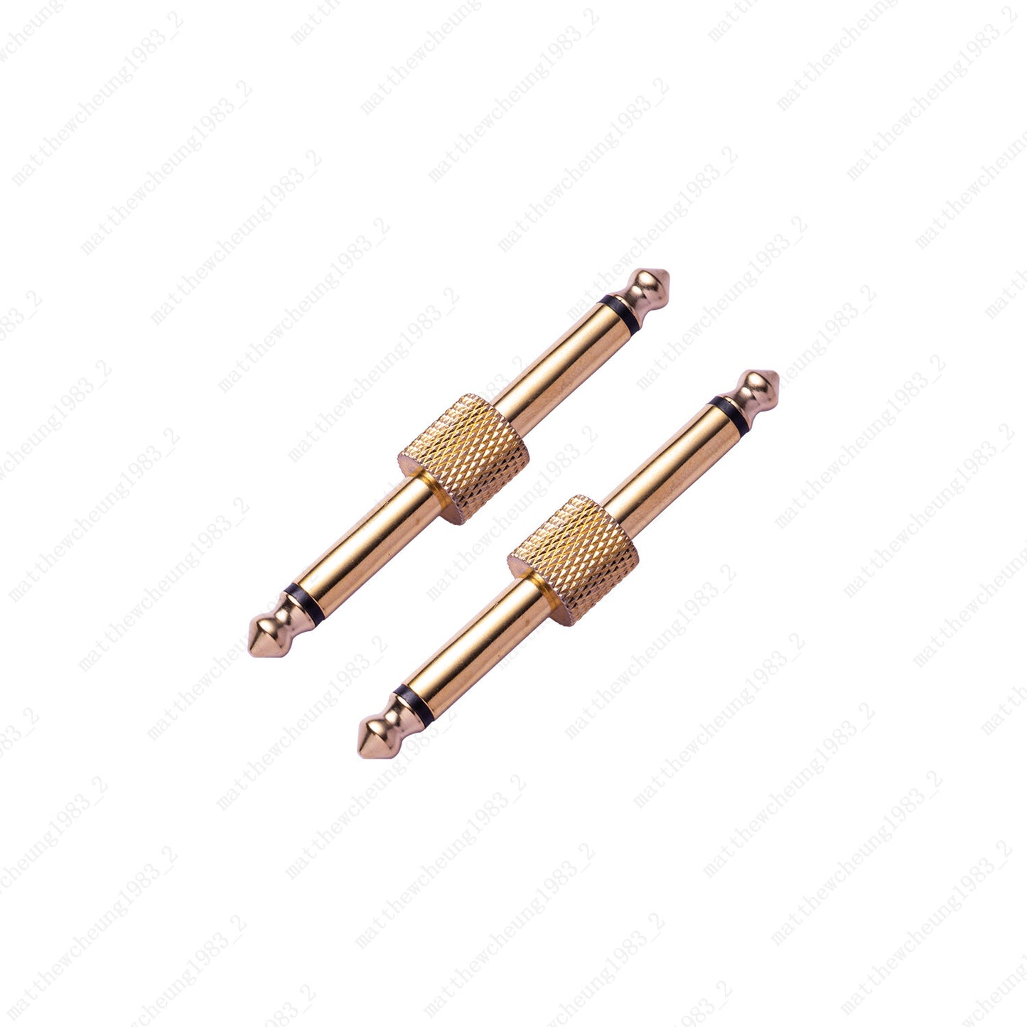 1/4 inch 6.3mm Guitar Effect Pedal Coupler Connector Audio Adaptors Connecting