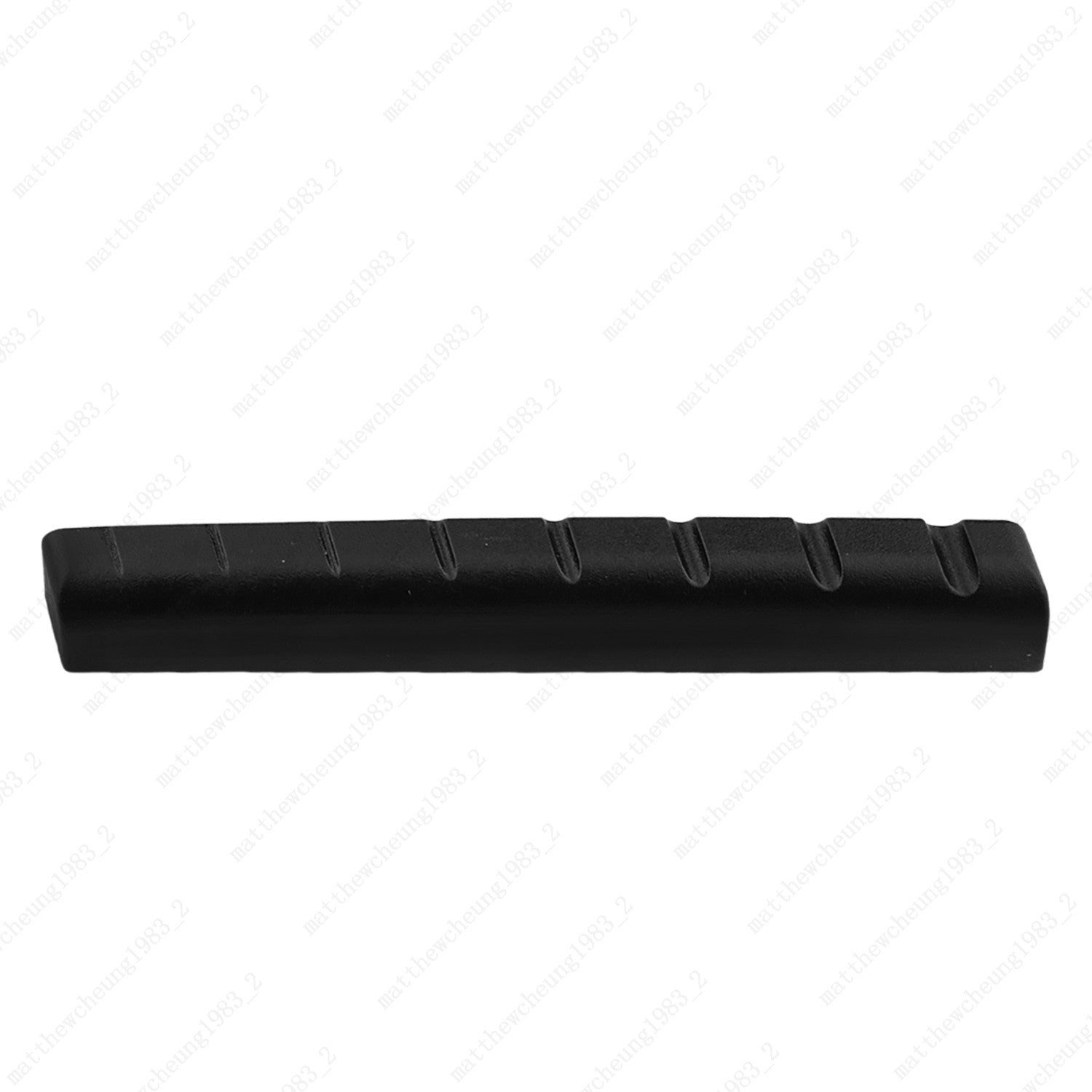 Electric Guitar 8 String Pre-slotted Plastic Fanned-fret Guitar Nut - Black
