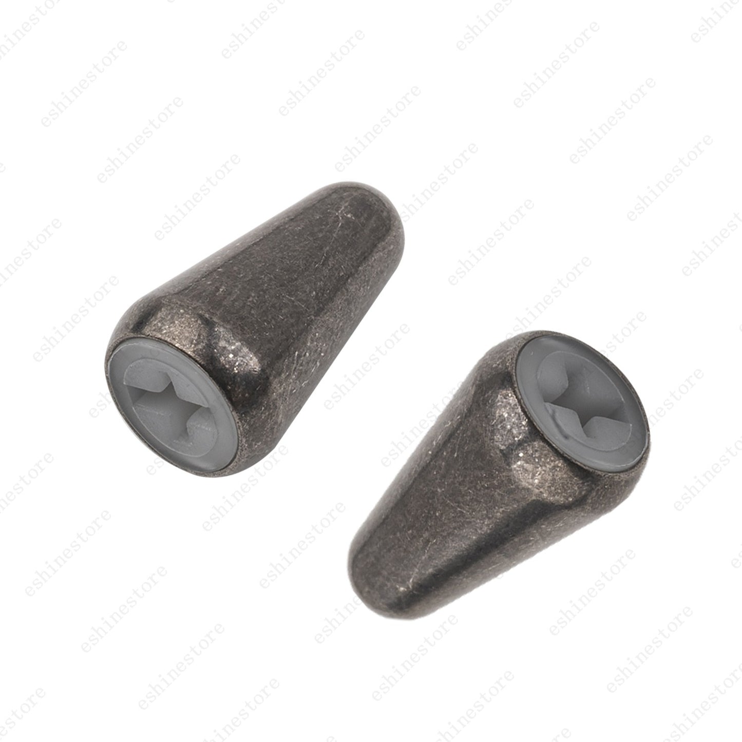 2 Pcs Guitar 3-5 Way Switch Metal Tip Cap Switch Knob For Fender Stratocaster