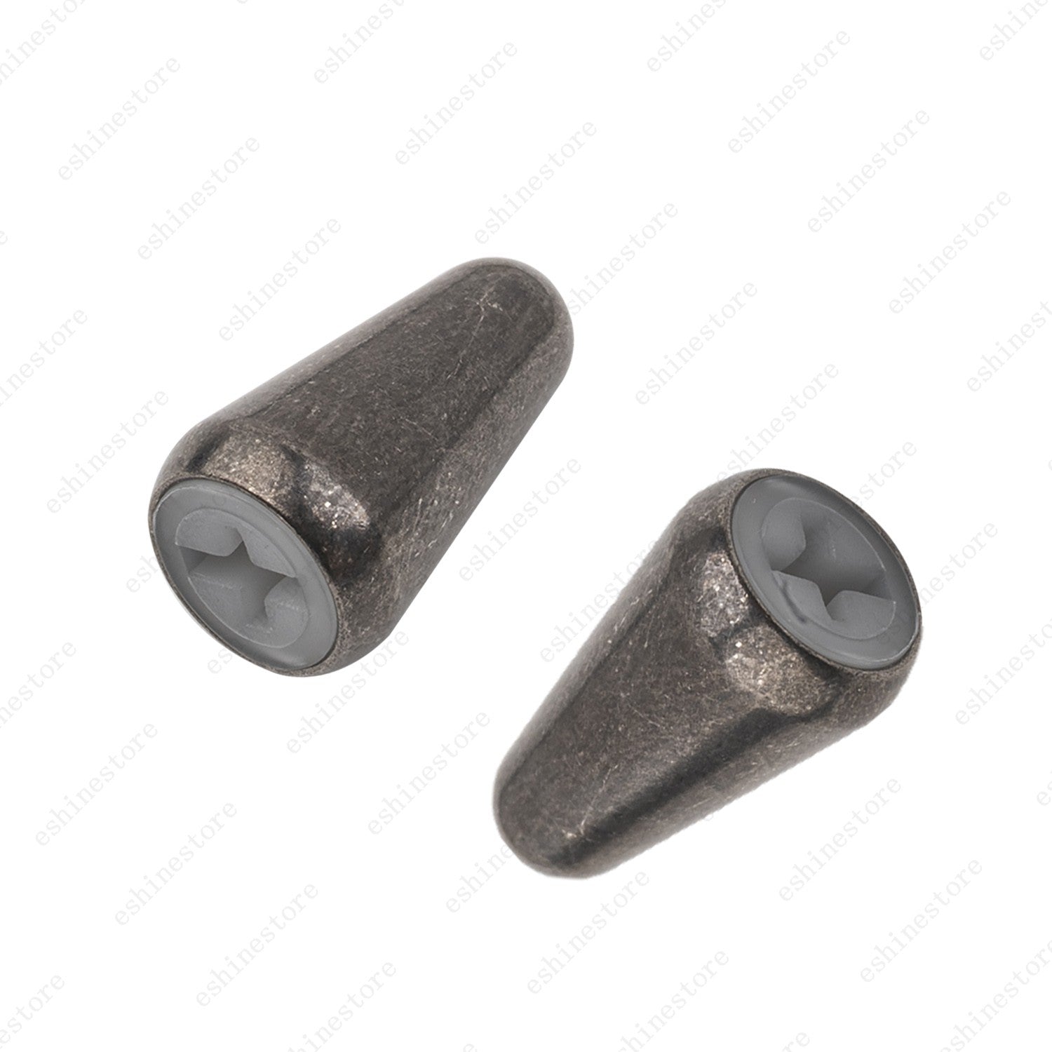 2 Pcs Guitar 3-5 Way Switch Metal Tip Cap Switch Knob For Fender Stratocaster
