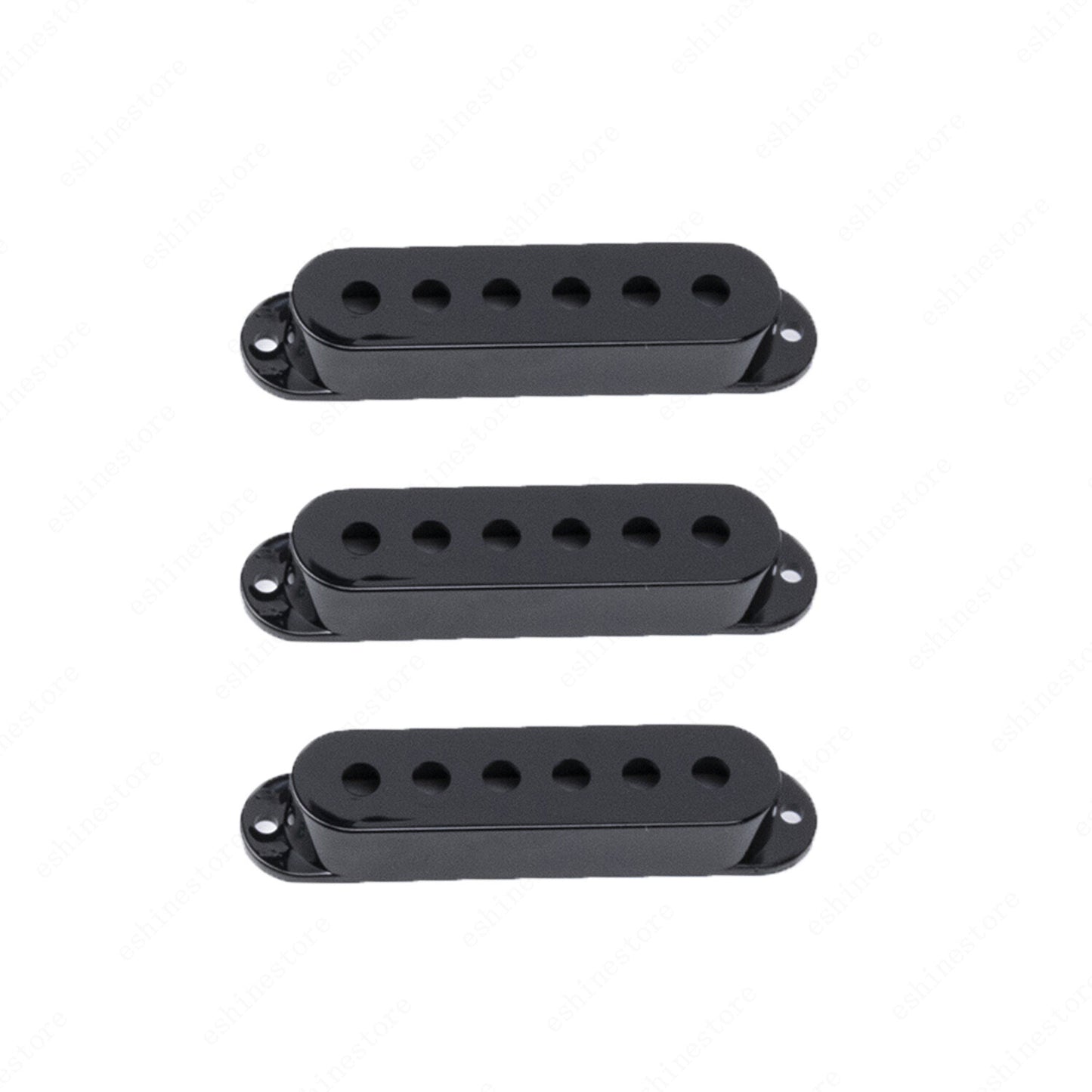 3 Pcs Plastic SSS Single Coil Pickup Covers For Fender SQ Strat multiColors