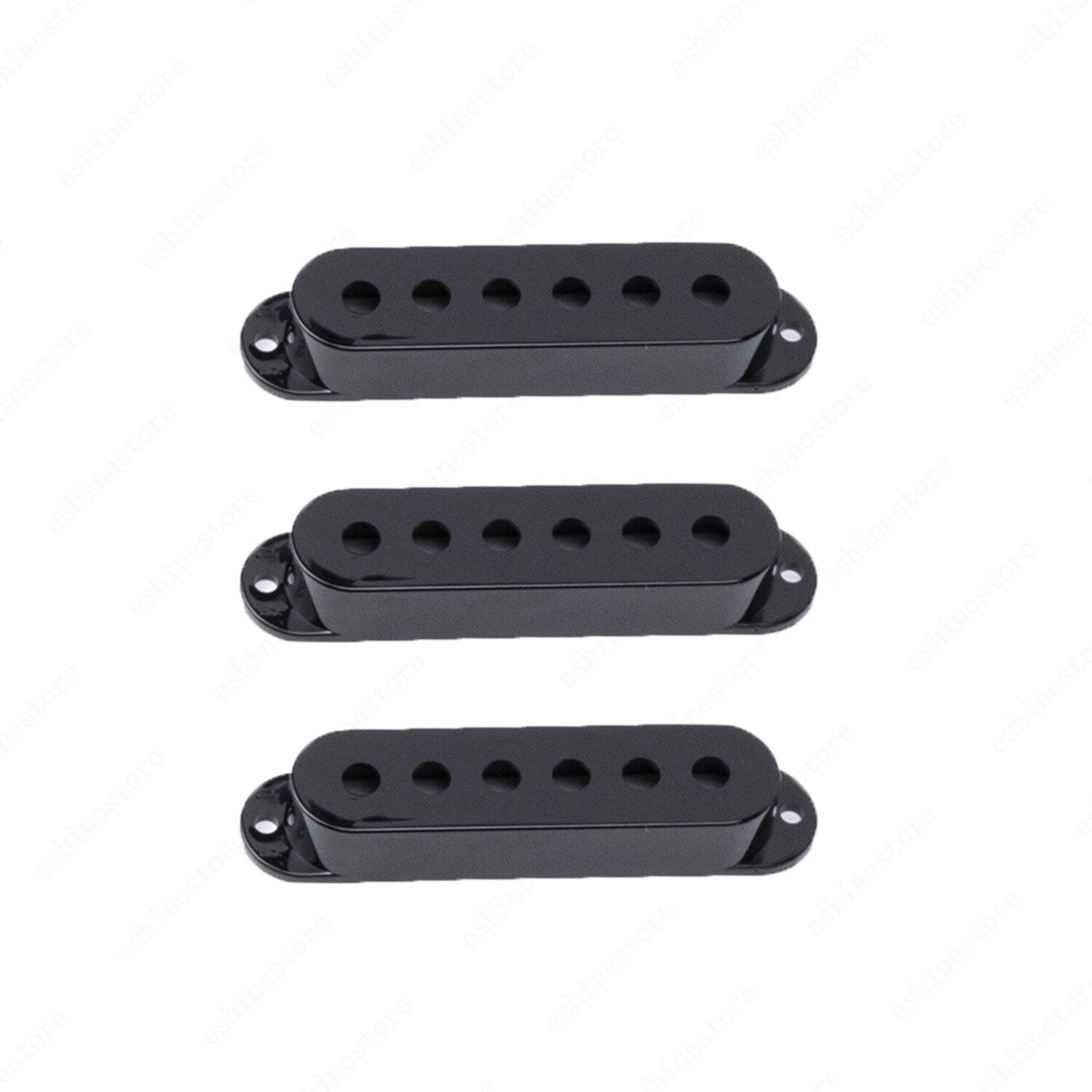 3 Pcs Plastic SSS Single Coil Pickup Covers For Fender SQ Strat multiColors