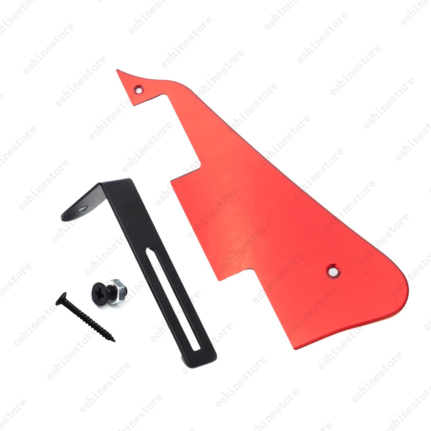 Multicolor Guitar Pickguard with Black Bracket Mounting Screws Set for Les Paul