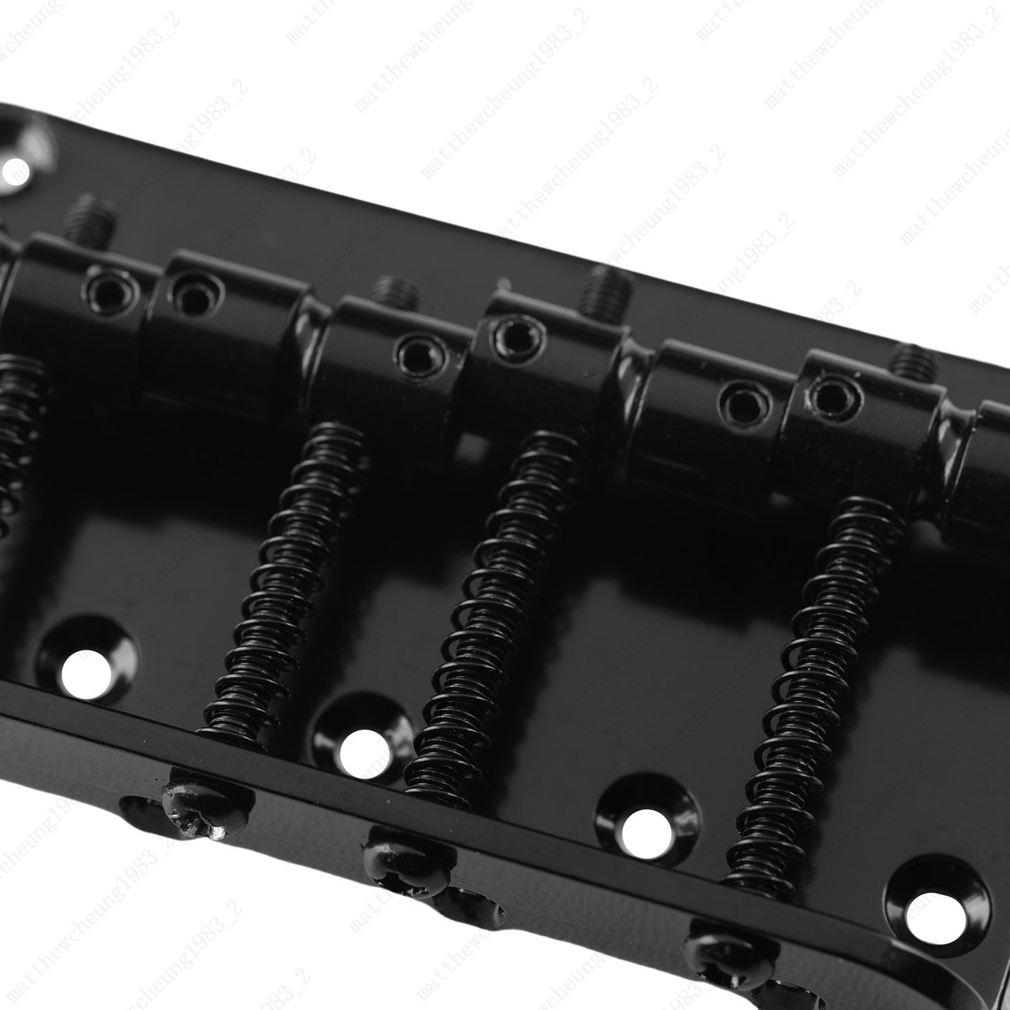 Guitar 4-String 80MM Hard Tail Fixed Bass Guitar Bridge for Jazz/Precision Bass
