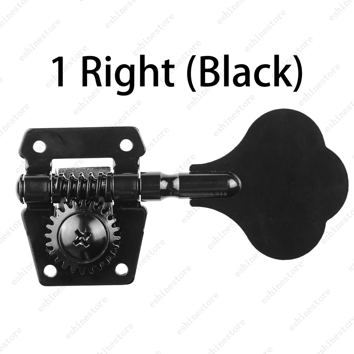 Heavy Duty Bass Vintage Open Machine Heads - 1:25 Ratio Gear Tuning Keys-Black