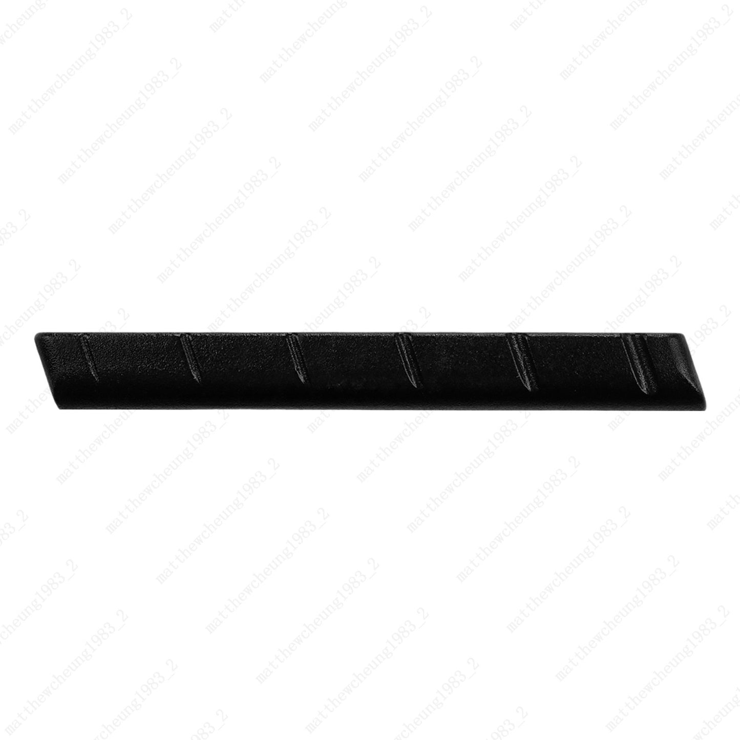 Electric Guitar 6 String Pre-slotted Plastic Fanned-fret Guitar Nut - Black