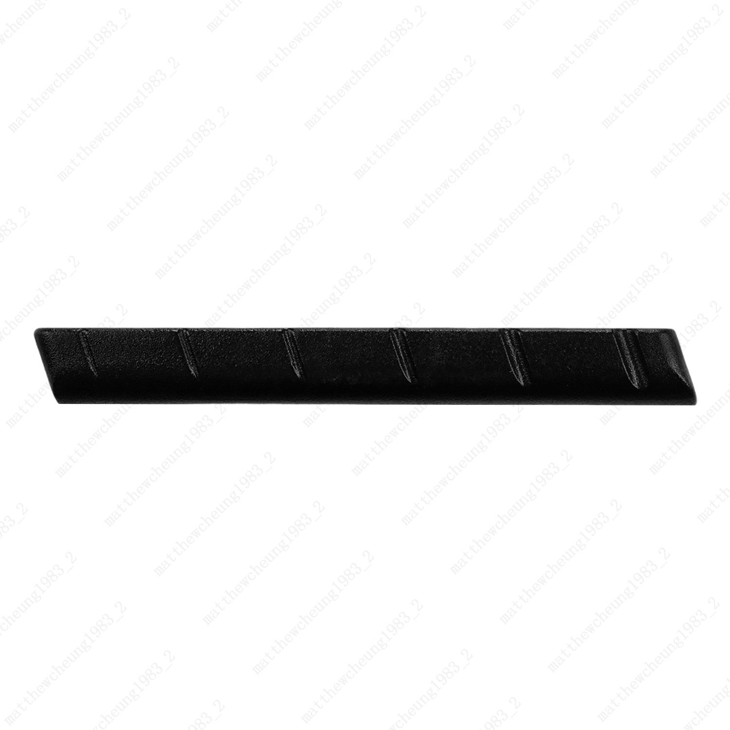 Electric Guitar 6 String Pre-slotted Plastic Fanned-fret Guitar Nut - Black