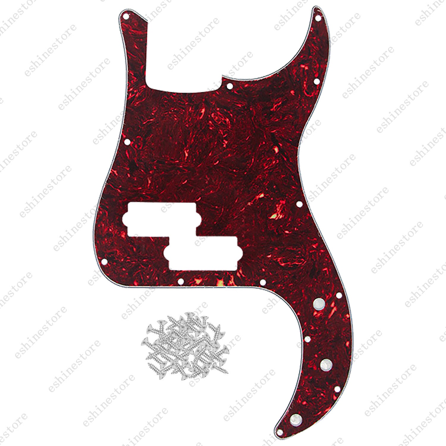 PB P Bass Pickguard 13 Hole Pick Guard Scratch Plate For 4-String Precision Bass