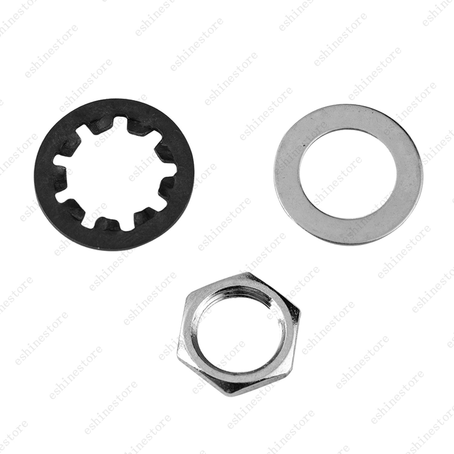1/2/4pcs Guitar Nuts, Washers and Lock Washers for CTS Pots & Switchcraft Jacks