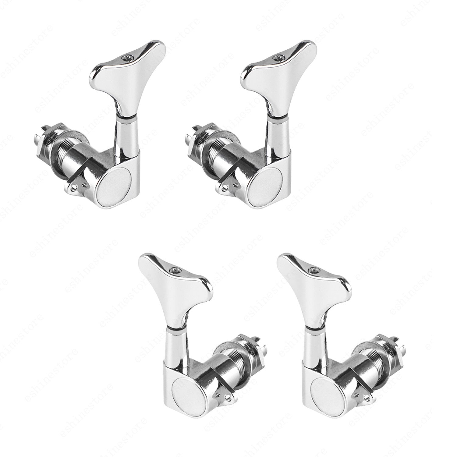 1/4/5 String Bass Guitar Machine Heads Sealed Tuners Tuning Keys Pegs 2 Colors