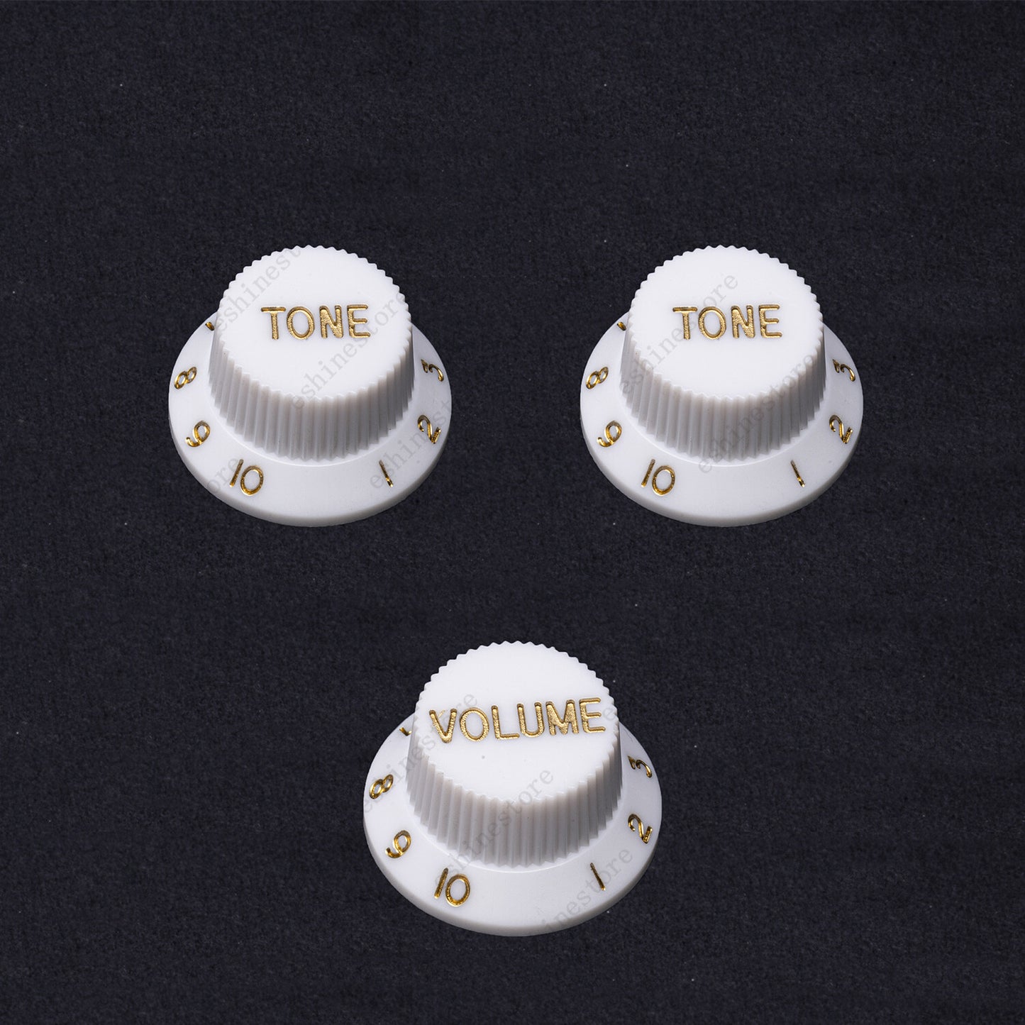 2T1V Guitar Knobs Set 24 Spline CTS fit 1 Volume 2 Tone Knob For Stratocaster