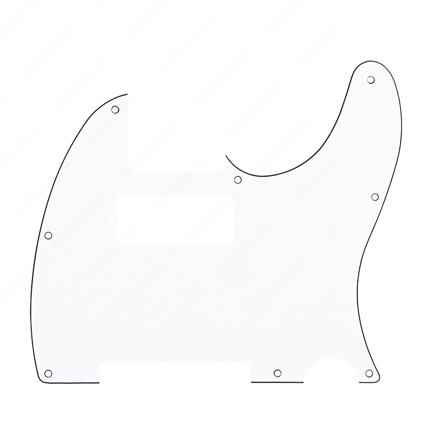 8 Hole Mini Humbucker Style Guitar Pickguard Scratch Plate For Fender Telecaster