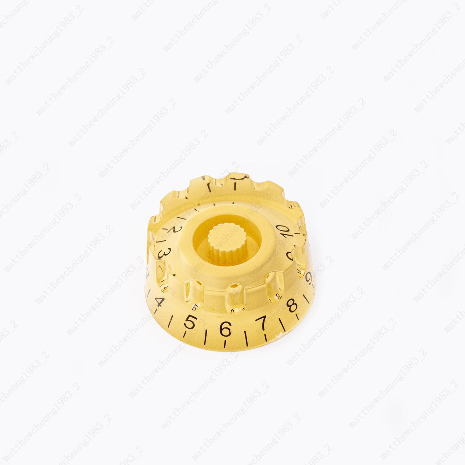 4x Yellow LP Style Guitar Control Knobs Speed Dial Knobs for Les Paul SG Guitar