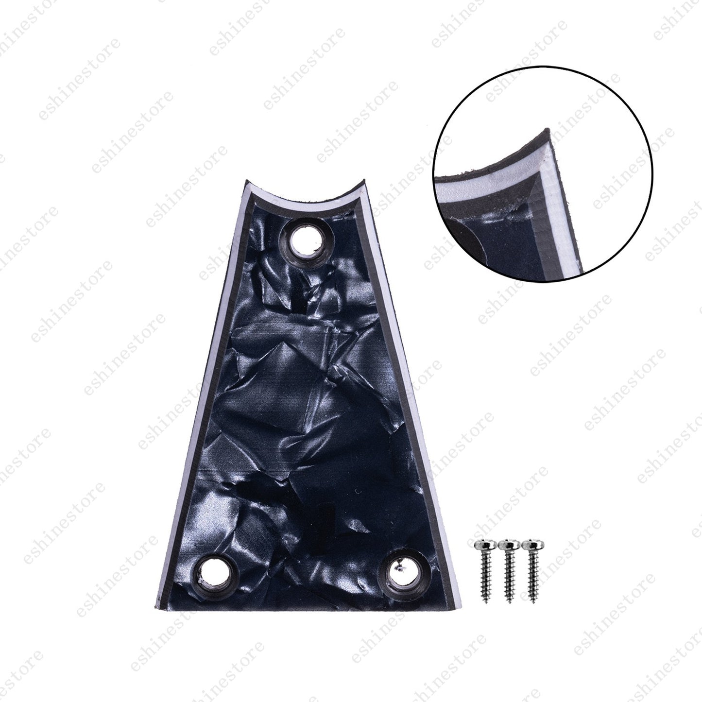 Plastic Guitar Rod Cover Plate 3 Ply 3 Holes Multicolor For Electric Guitar Bass