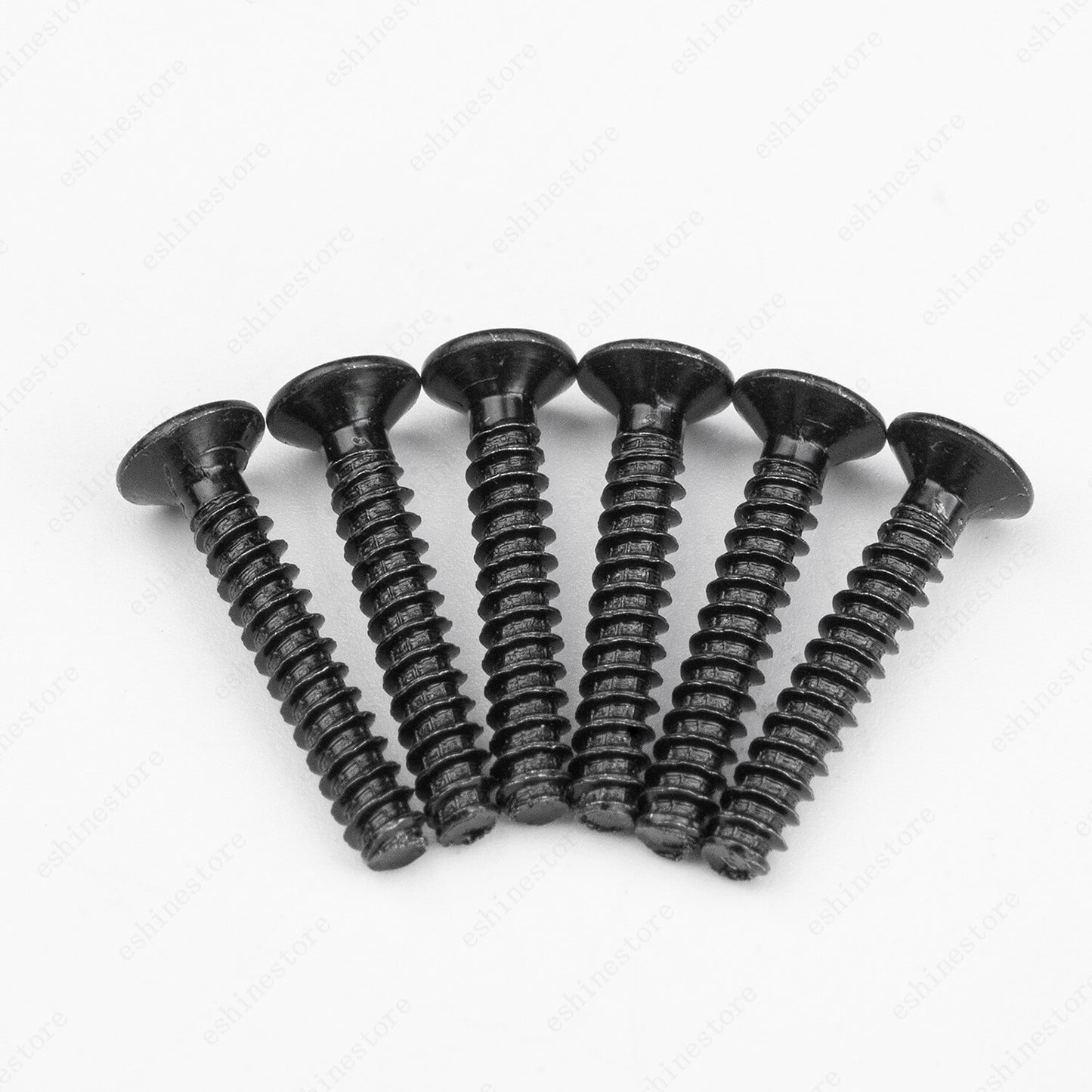 6x Single coil pickup mounting Countersunk Head Screws & Springs MulitColors