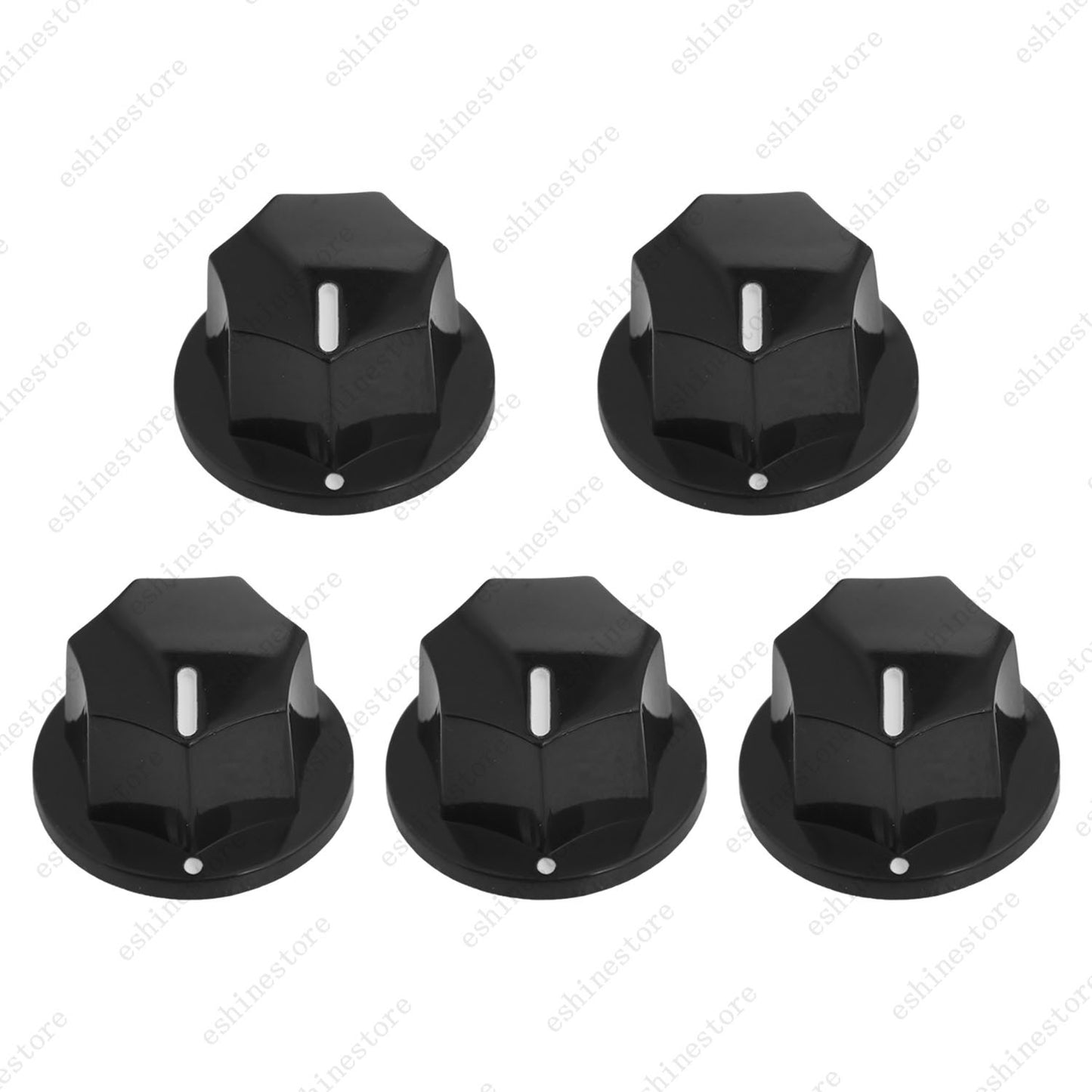 1/5/10Pcs Guitar Knobs Volume Tone Control Knobs for Jazz Bass , 2 Sizes 4 Style