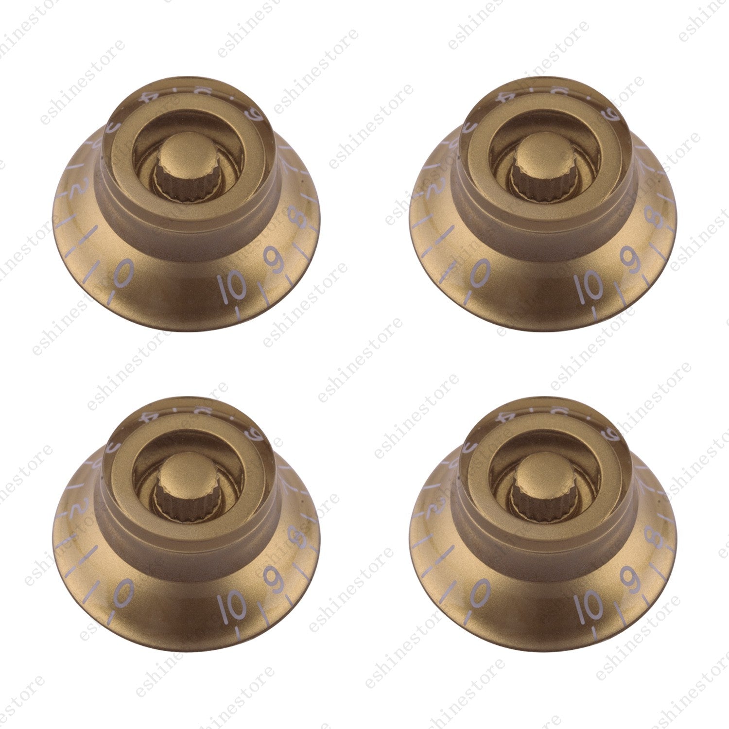 4 PCS Left Handed Top Hat Guitar Speed Control Knobs–Volume Tone SG Les Paul