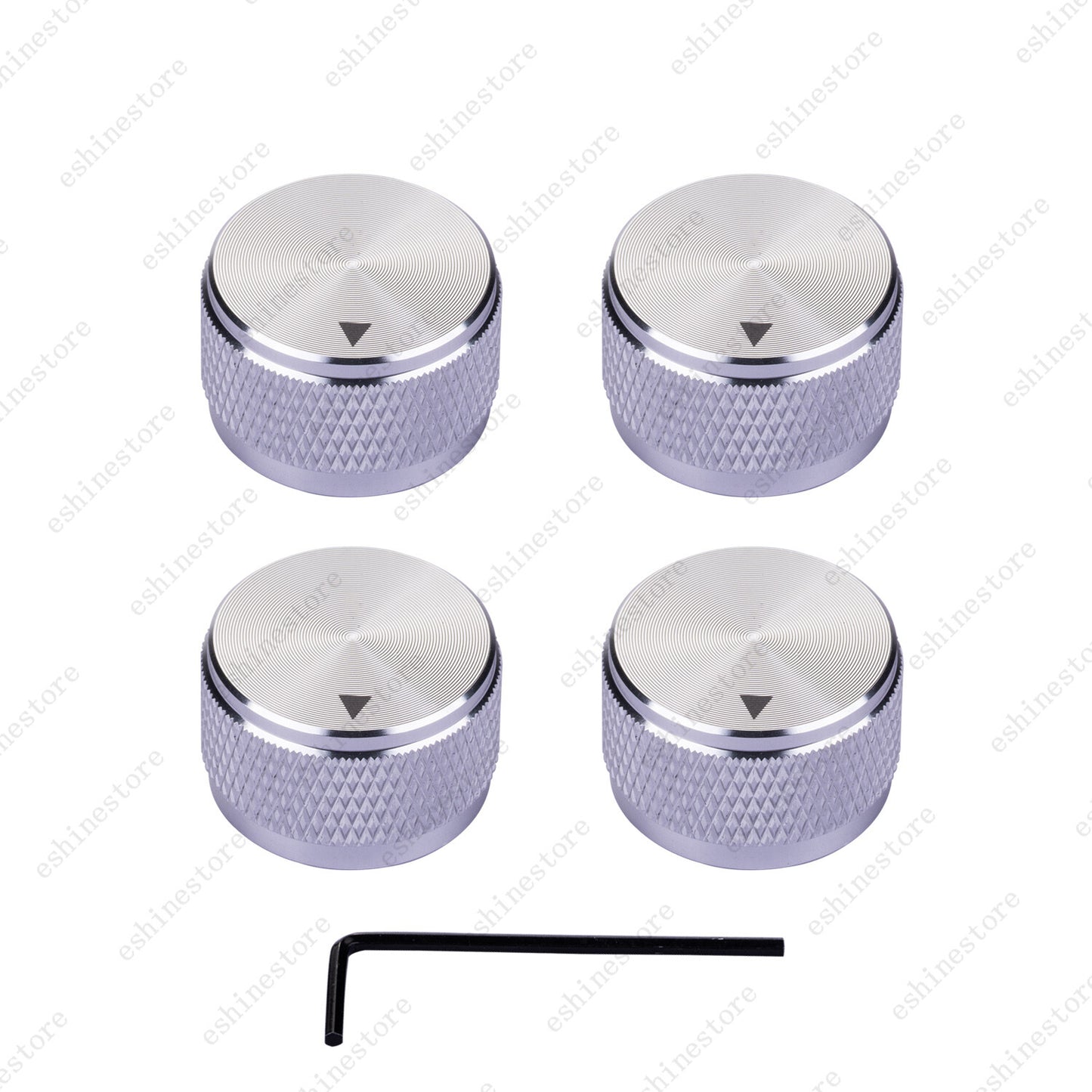 Guitar Aluminum Alloy Electronic Control Pot Knob Fit 18 24 Spline / Soild Shaft