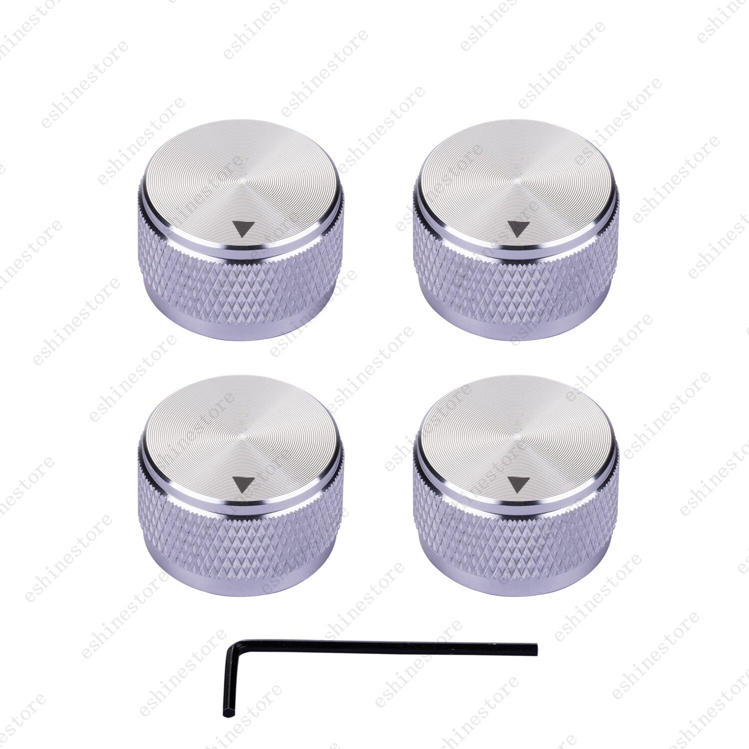 Guitar Aluminum Alloy Electronic Control Pot Knob Fit 18 24 Spline / Soild Shaft