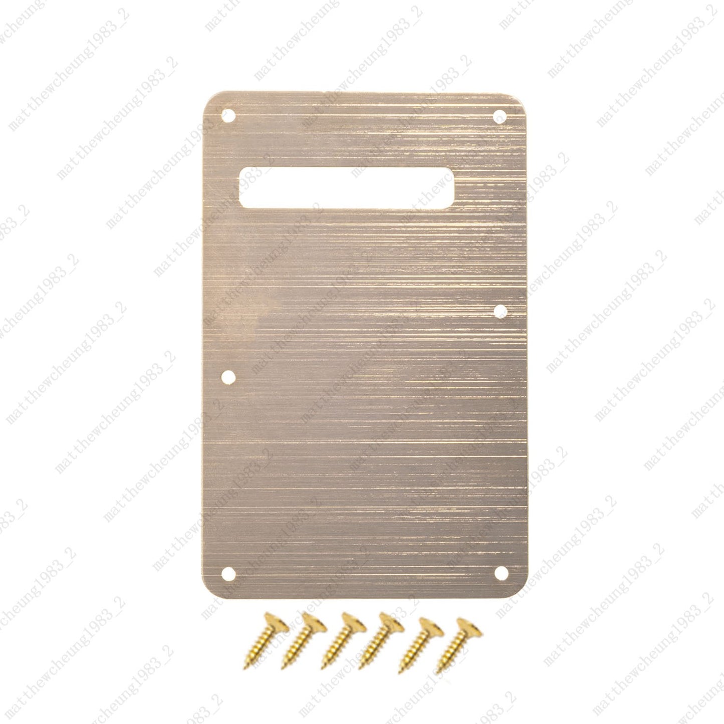 Electric Guitar Vintage Single Hole Aluminum Metal Back Plate Fit Fender SQ ST