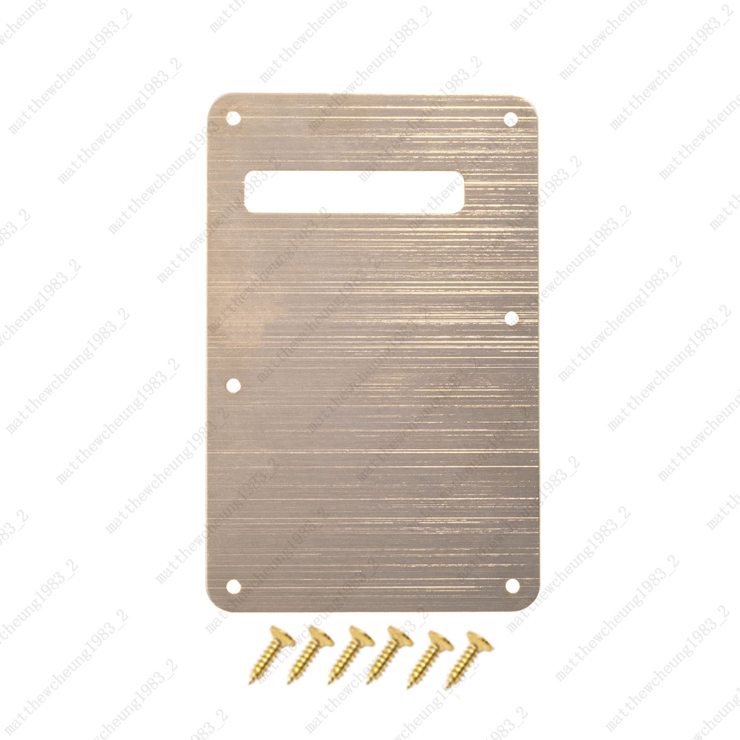 Electric Guitar Vintage Single Hole Aluminum Metal Back Plate Fit Fender SQ ST