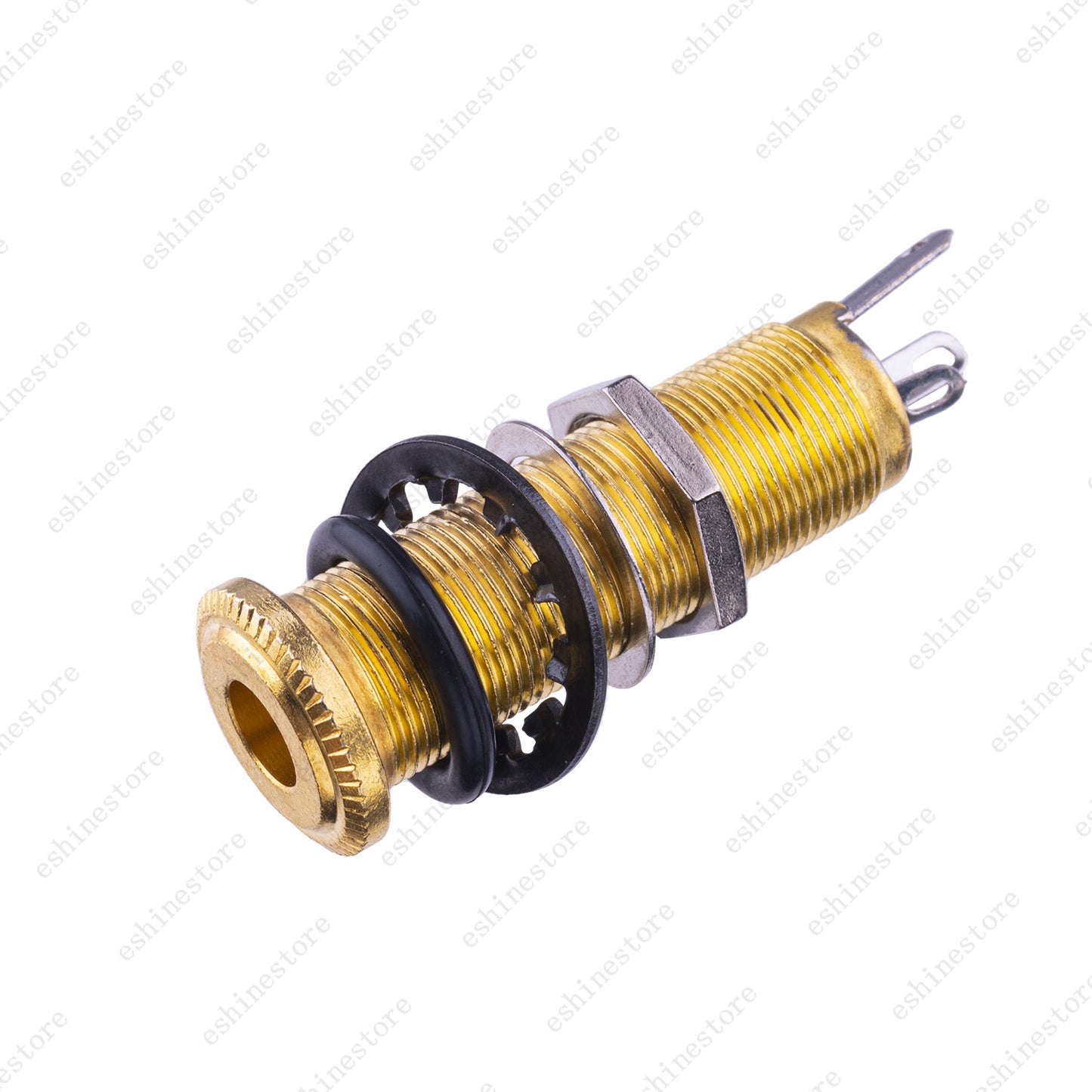 1/4" Input/Output Copper Barrel Jack Socket Mono/Stereo Cylinder For Ibanez
