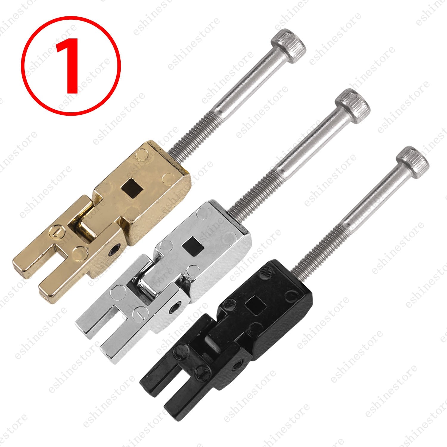 6PCS Double Locking Tremolo Saddles for Floyd Rose with Stainless Steel Screws