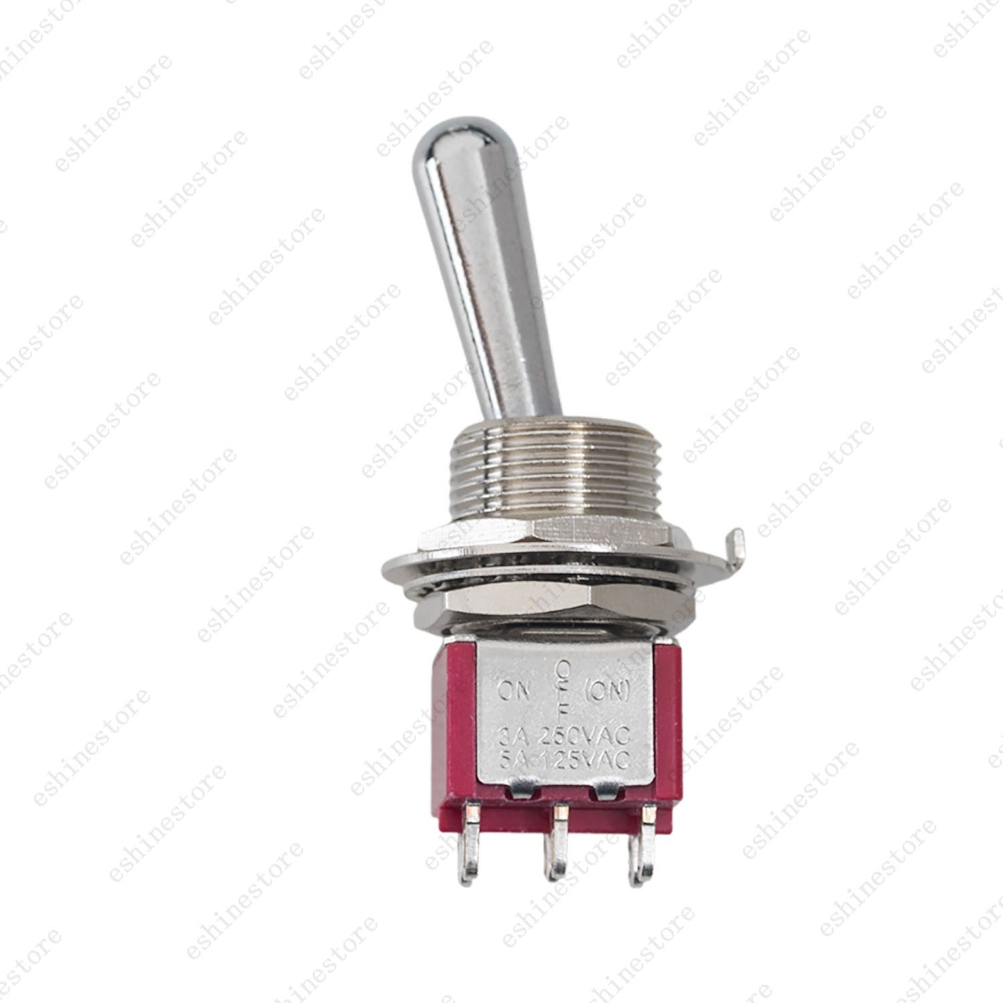 1/3/5 x Guitar/AMP 6Pin 3-Way (ON)-OFF-ON Momentary Fat Bat Toggle Switch Sealed