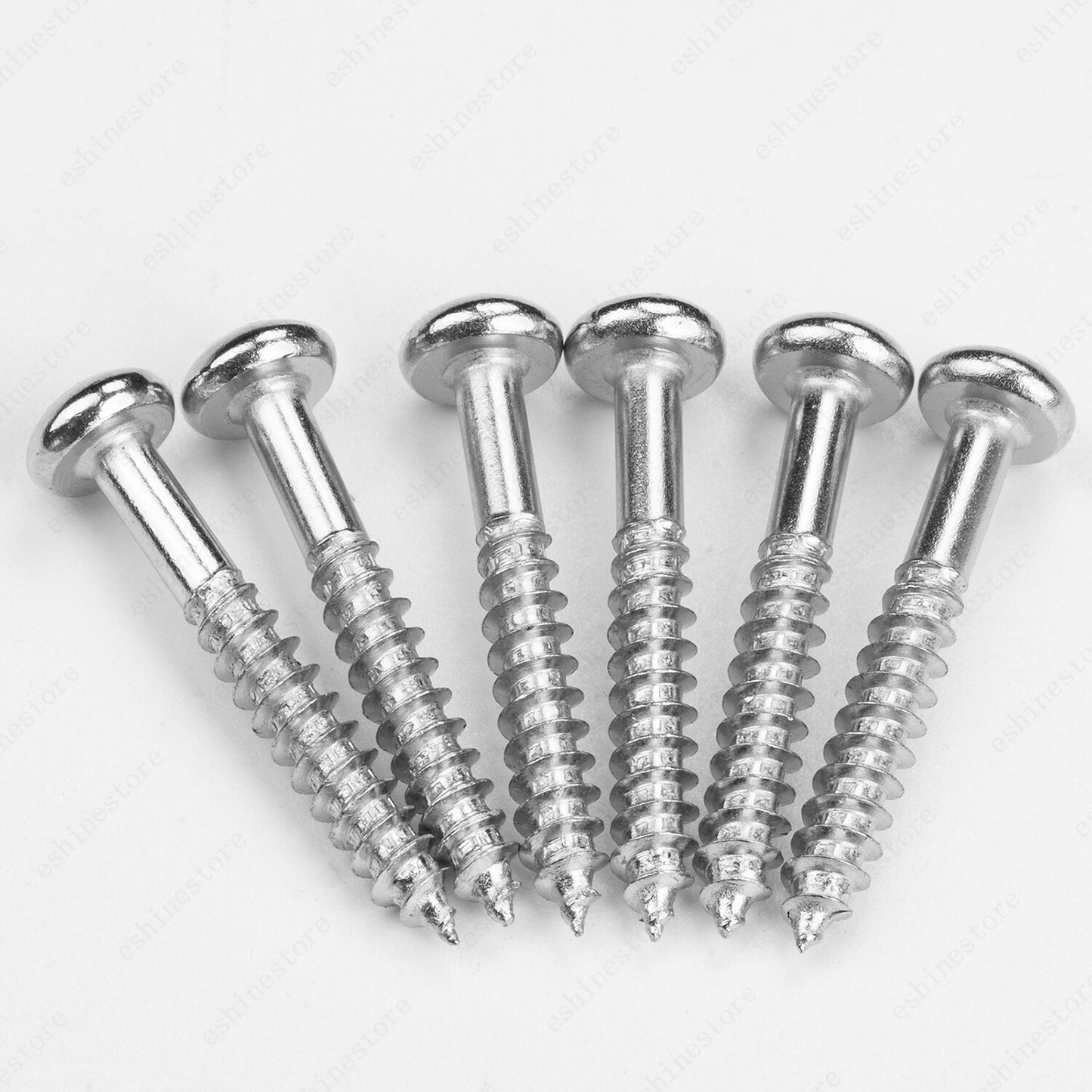 6 Pcs Tremolo Bridge Stainless Steel Screws 3.5*25mm For Fender Strat 3 Colors