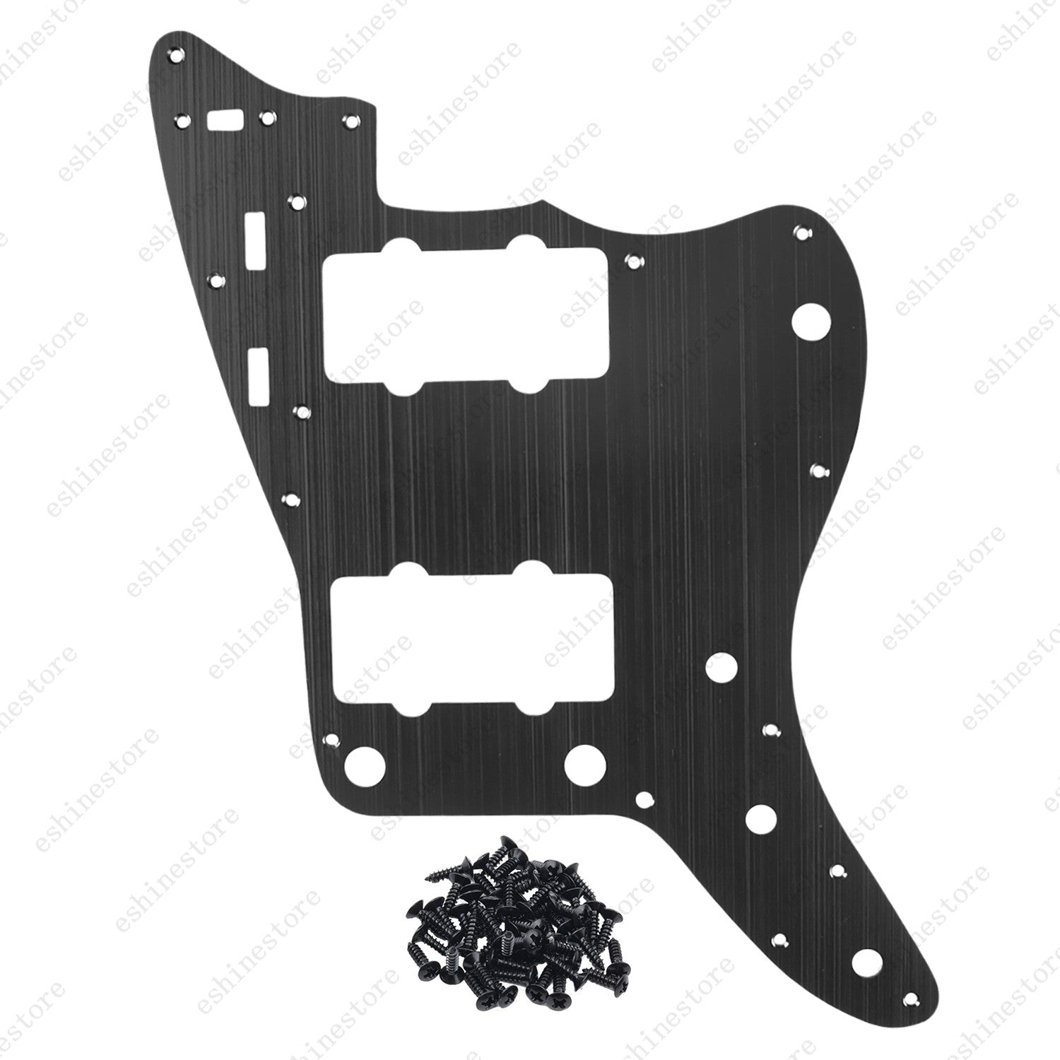 Brushed Aluminium Vintage JM Guitar Pickguard For FD Jazzmaster Electric Guitar