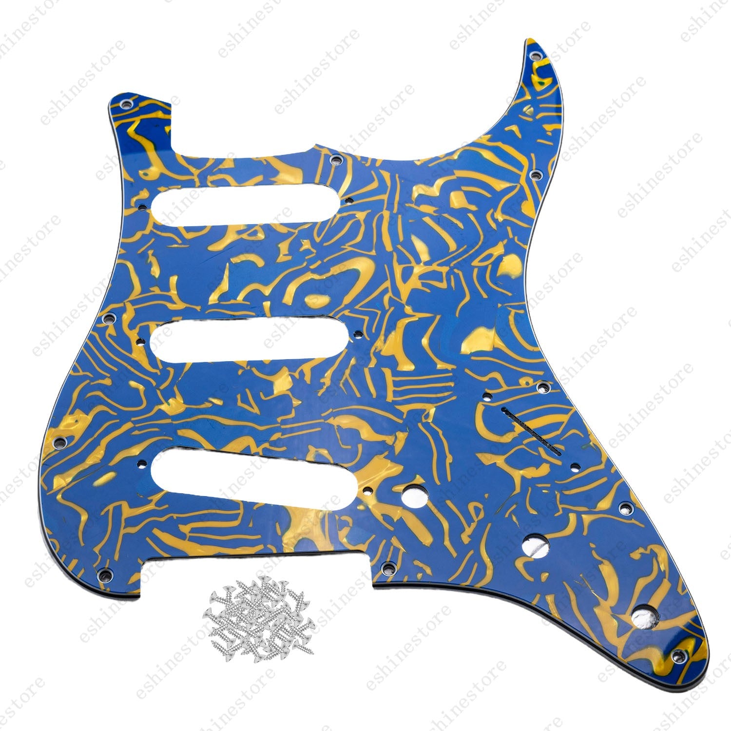 11 Hole SSS Strat Style Pickguard for USA MIM Standard Fender Start Multicolor