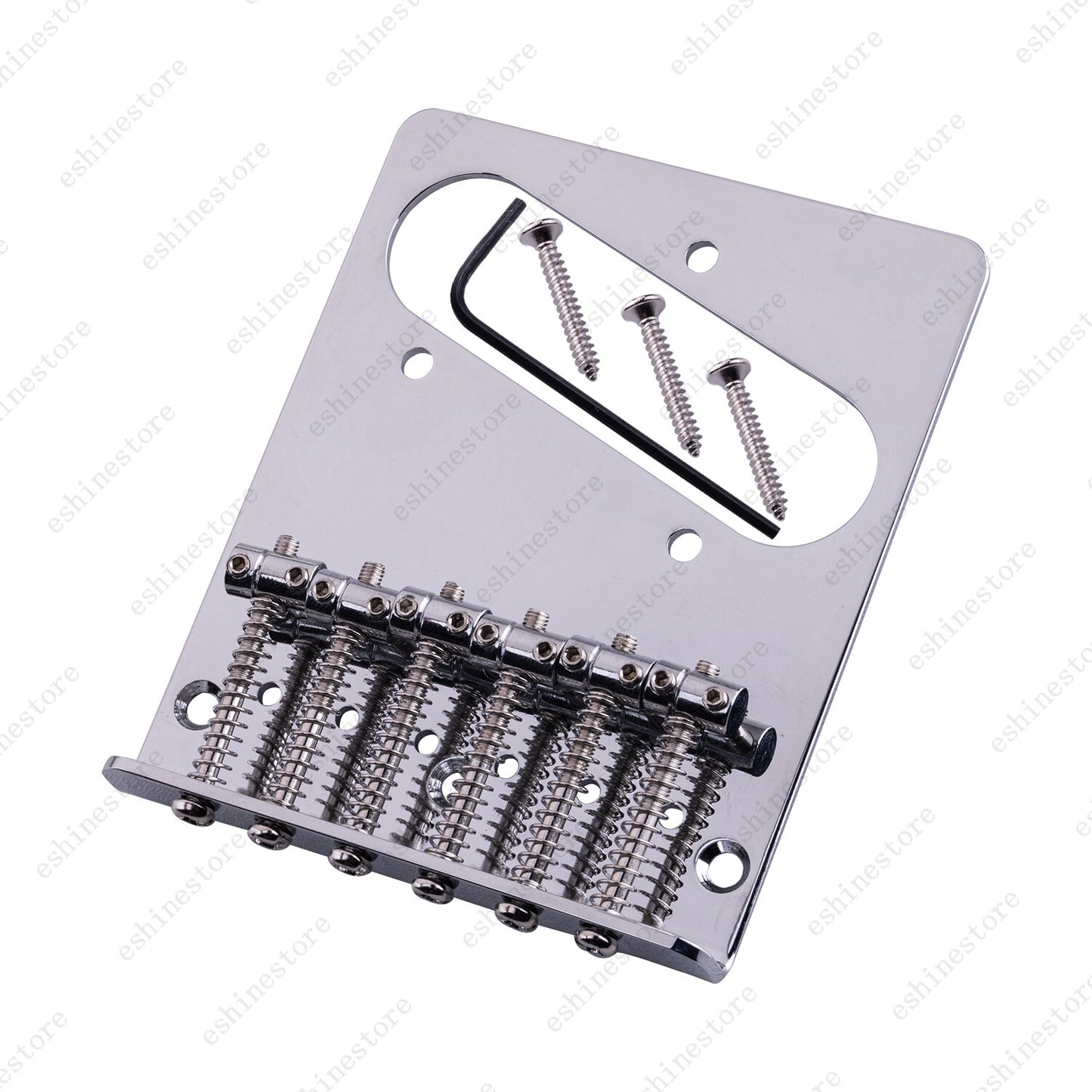 Vintage Tele Single Guitar Bridge 6-Saddle Top Load For Telecaster Guitar Chrome