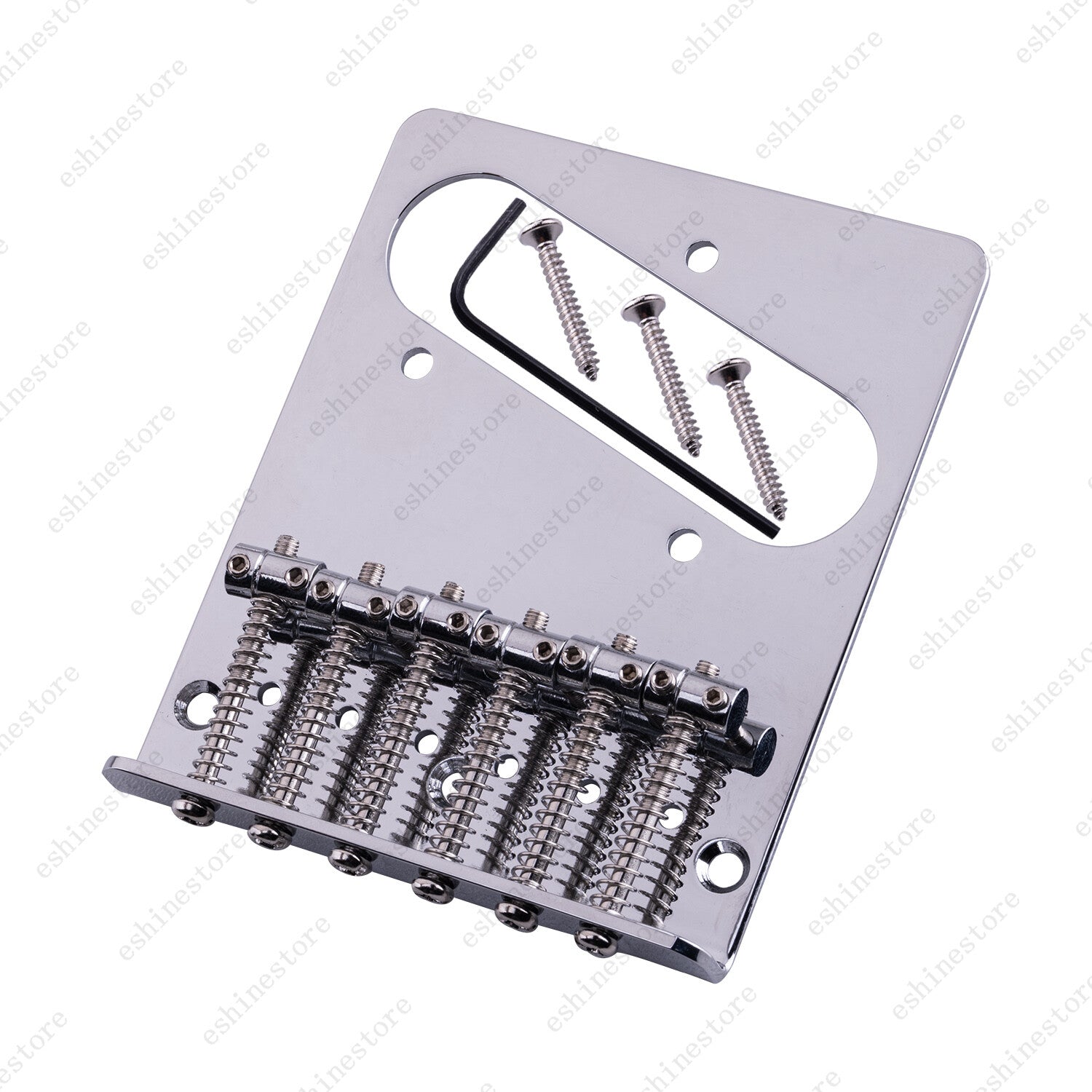 Vintage Tele Single Guitar Bridge 6-Saddle Top Load For Telecaster Guitar Chrome