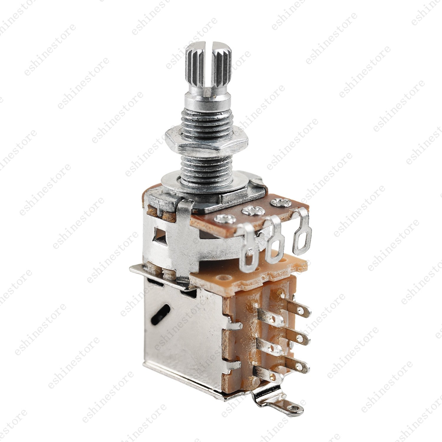 4 Pcs Guitar Push-Pull Pot 18-Split Long Shaft switch,  A/B/25K/50K Tone Volume