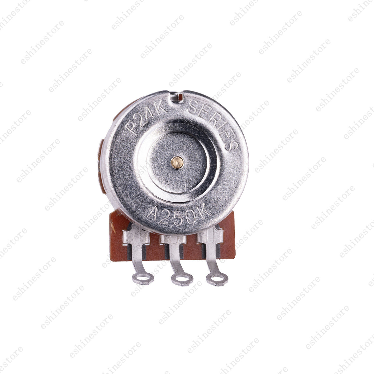 A/B 250K/500K Guitar Potentiometers Brass 15mm Short Shaft Pot US 24 Spline Fine